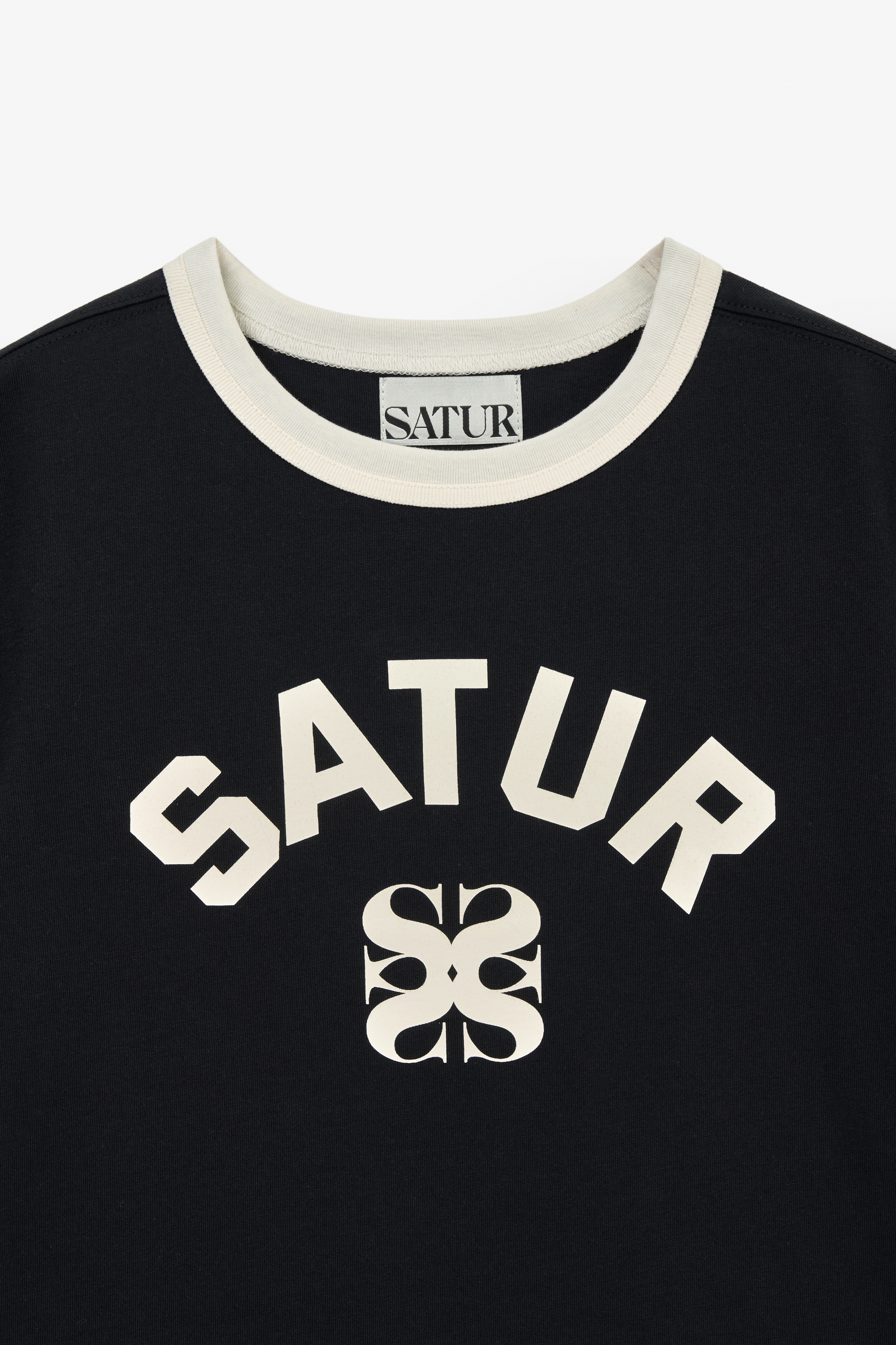 SATUR 女款 拱形Logo標誌短袖上衣  SA262WTS01