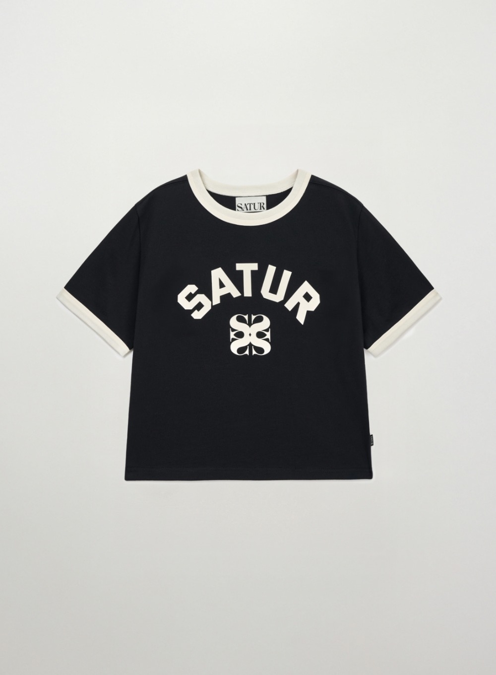 SATUR 女款 拱形Logo標誌短袖上衣  SA262WTS01