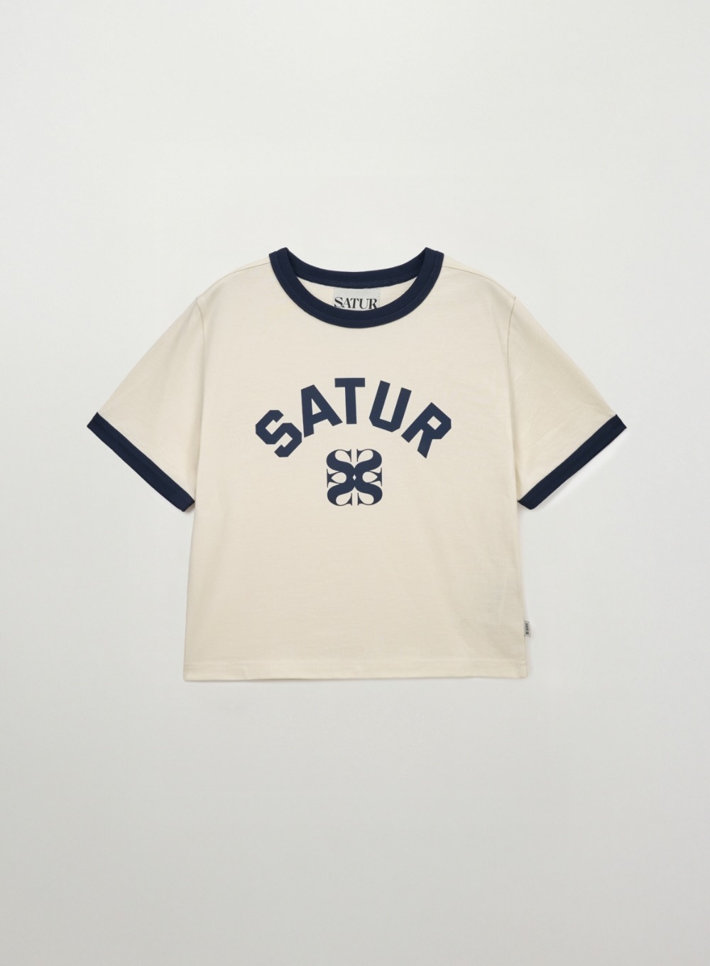 SATUR 女款 拱形Logo標誌短袖上衣  SA262WTS01