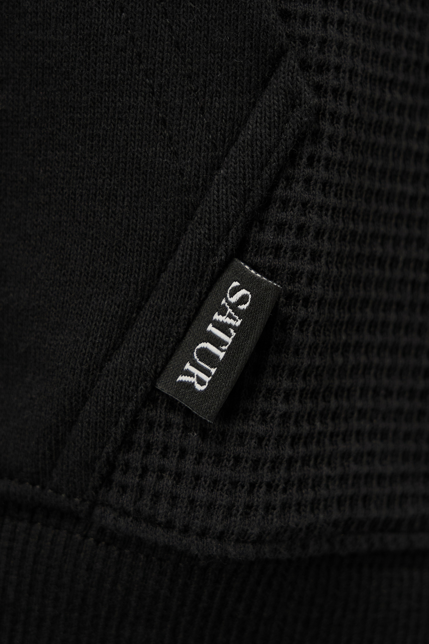 SATUR 異材拼接連帽長袖上衣 (U) Lugo Panelled Hoodie