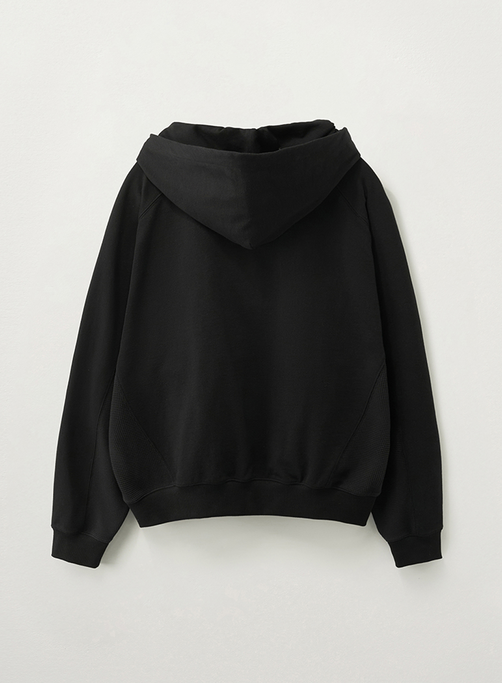 SATUR 異材拼接連帽長袖上衣 (U) Lugo Panelled Hoodie