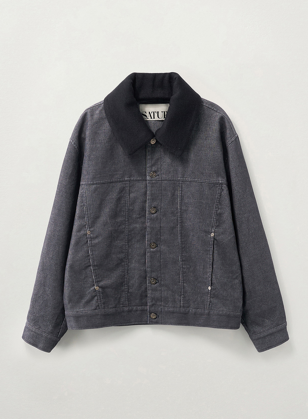 SATUR 撞色翻領燈芯絨洗舊外套 (M) Camaro Corduroy Fade Jacket