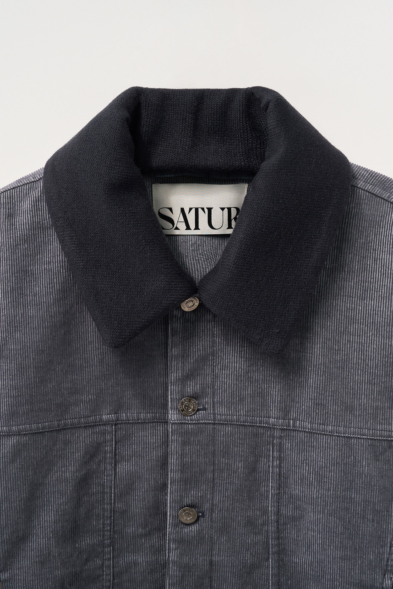 SATUR 撞色翻領燈芯絨洗舊外套 (M) Camaro Corduroy Fade Jacket