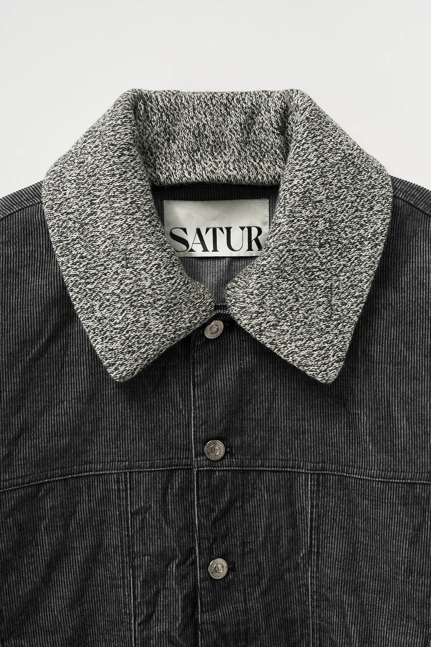 SATUR 撞色翻領燈芯絨洗舊外套 (M) Camaro Corduroy Fade Jacket