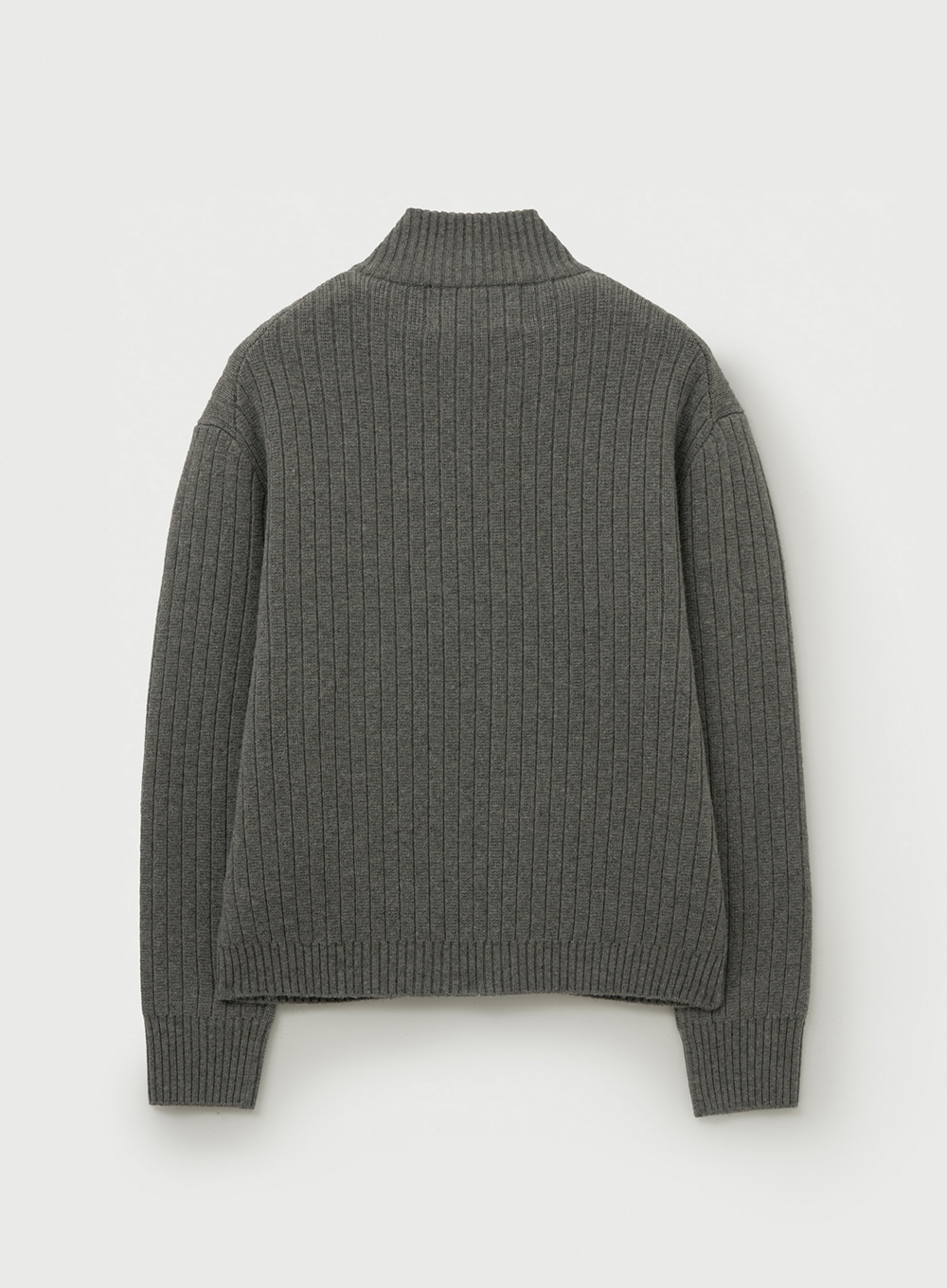 SATUR 抽針立領開襟拉鍊針織衫 (U) Faro Half Neck Knit Zip-up
