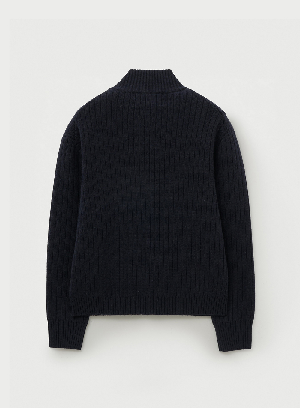 SATUR 抽針立領開襟拉鍊針織衫 (U) Faro Half Neck Knit Zip-up