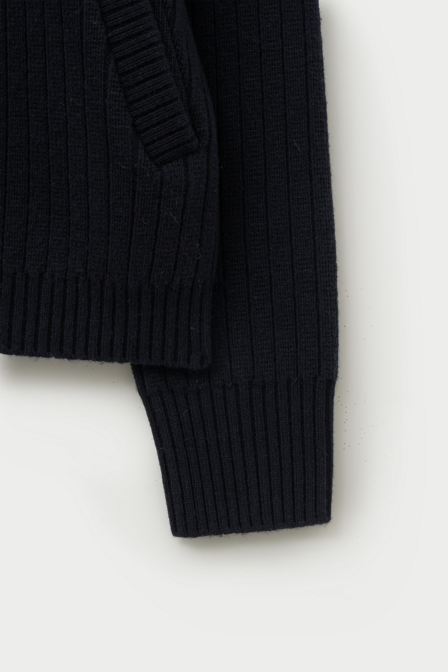 SATUR 抽針立領開襟拉鍊針織衫 (U) Faro Half Neck Knit Zip-up