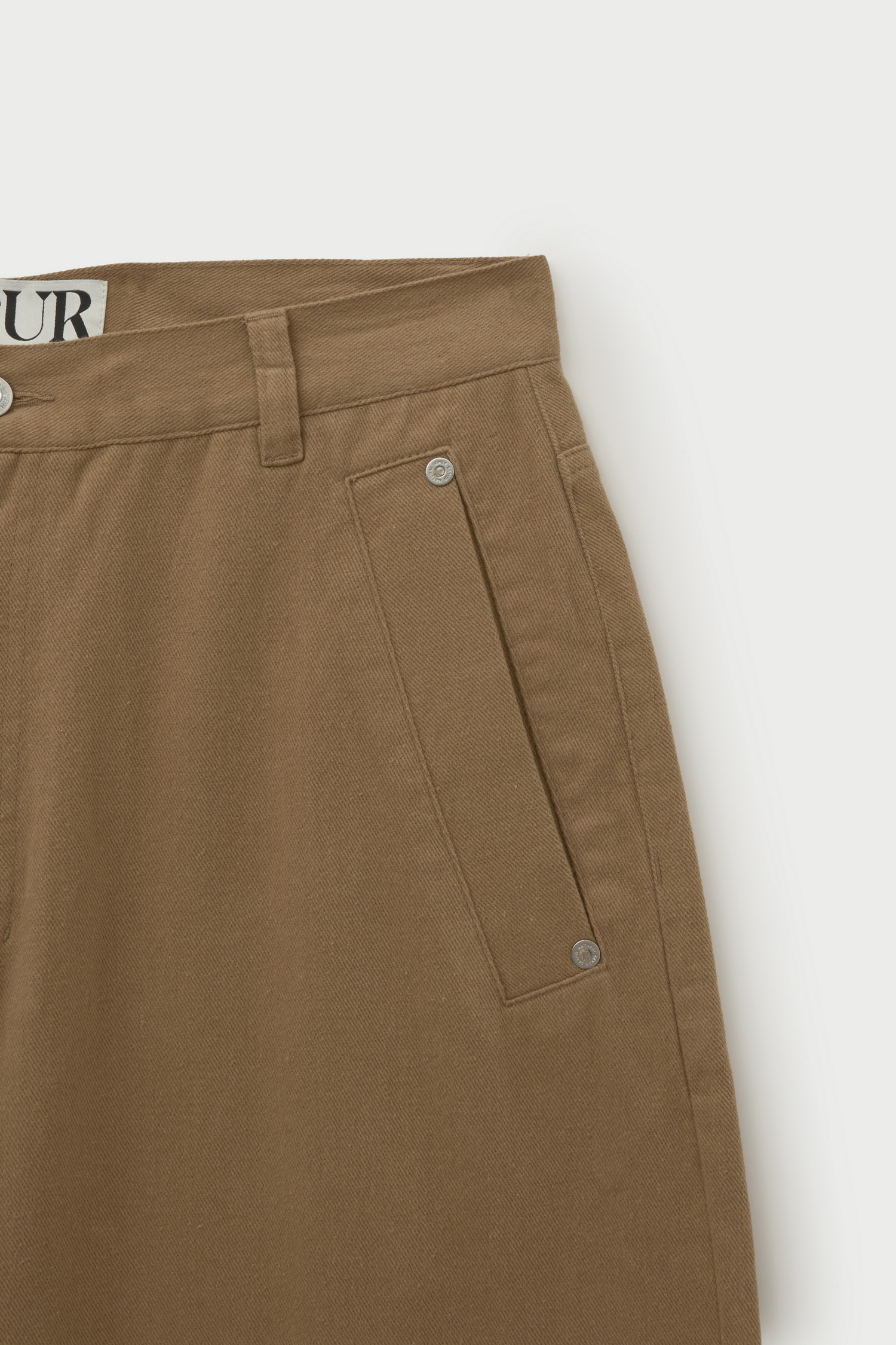 SATUR 磨毛斜紋長褲 (U) Teo Brushed Cotton Pants