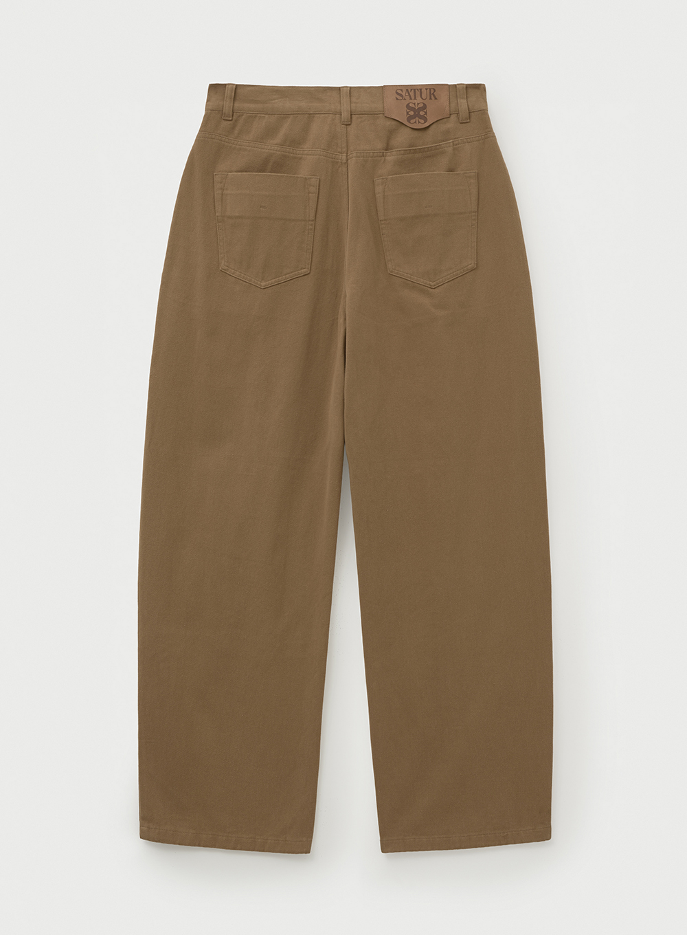 SATUR 磨毛斜紋長褲 (U) Teo Brushed Cotton Pants