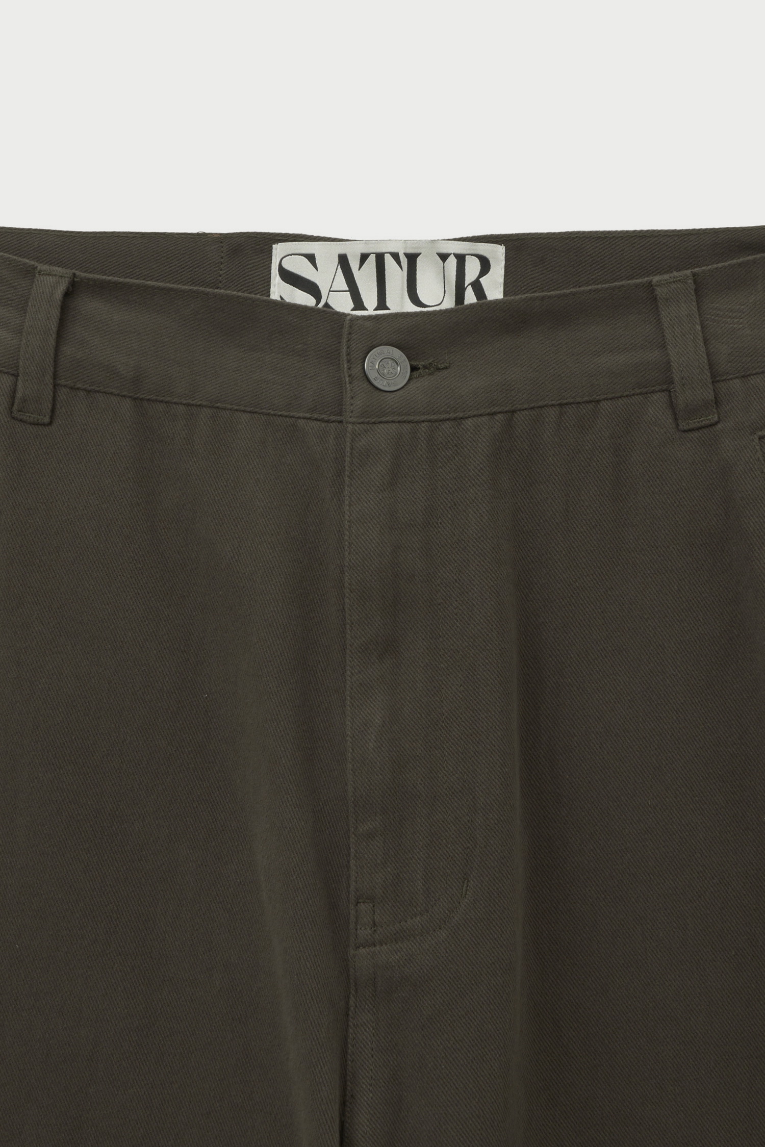 SATUR 磨毛斜紋長褲 (U) Teo Brushed Cotton Pants