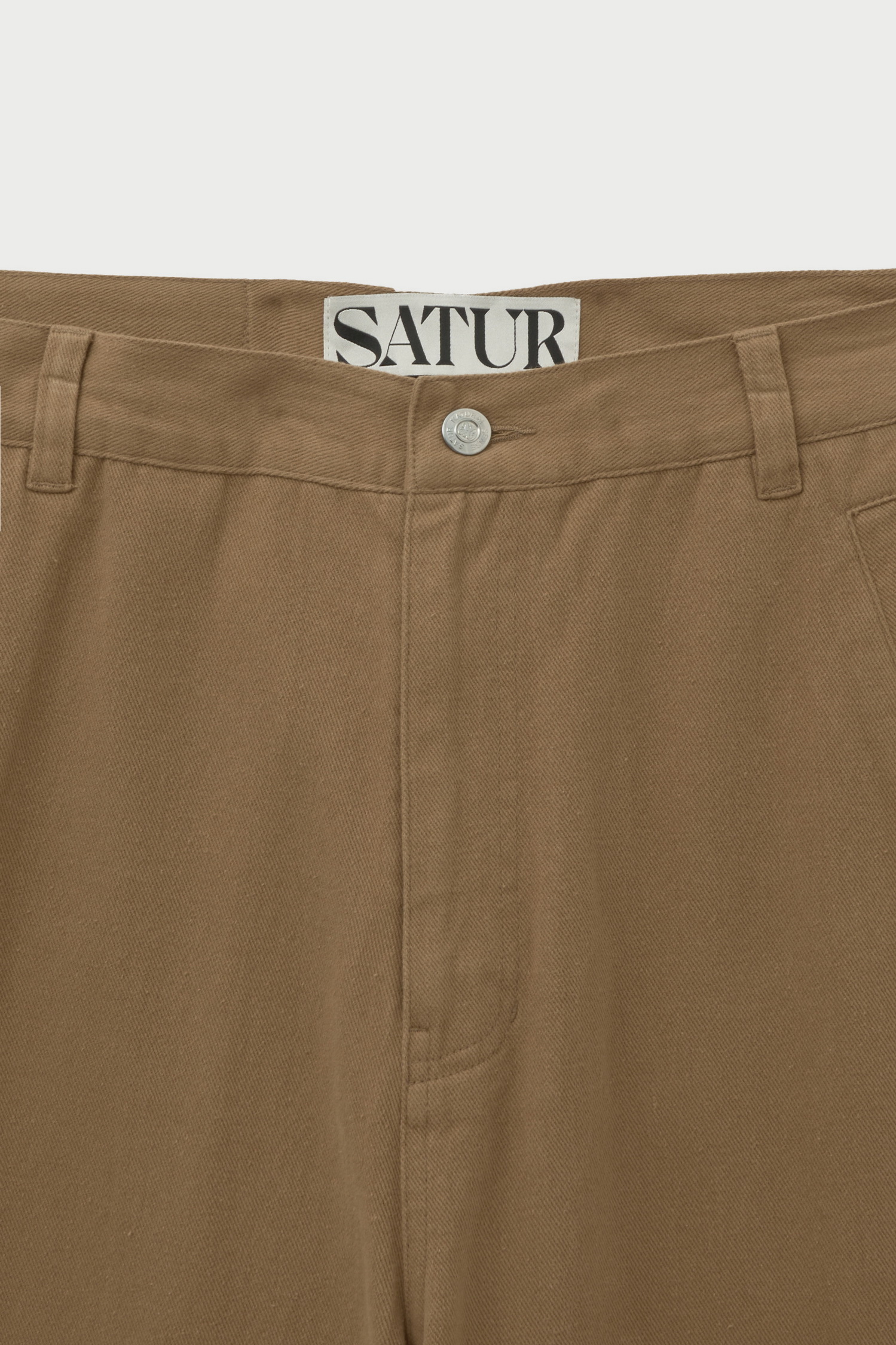 SATUR 磨毛斜紋長褲 (U) Teo Brushed Cotton Pants