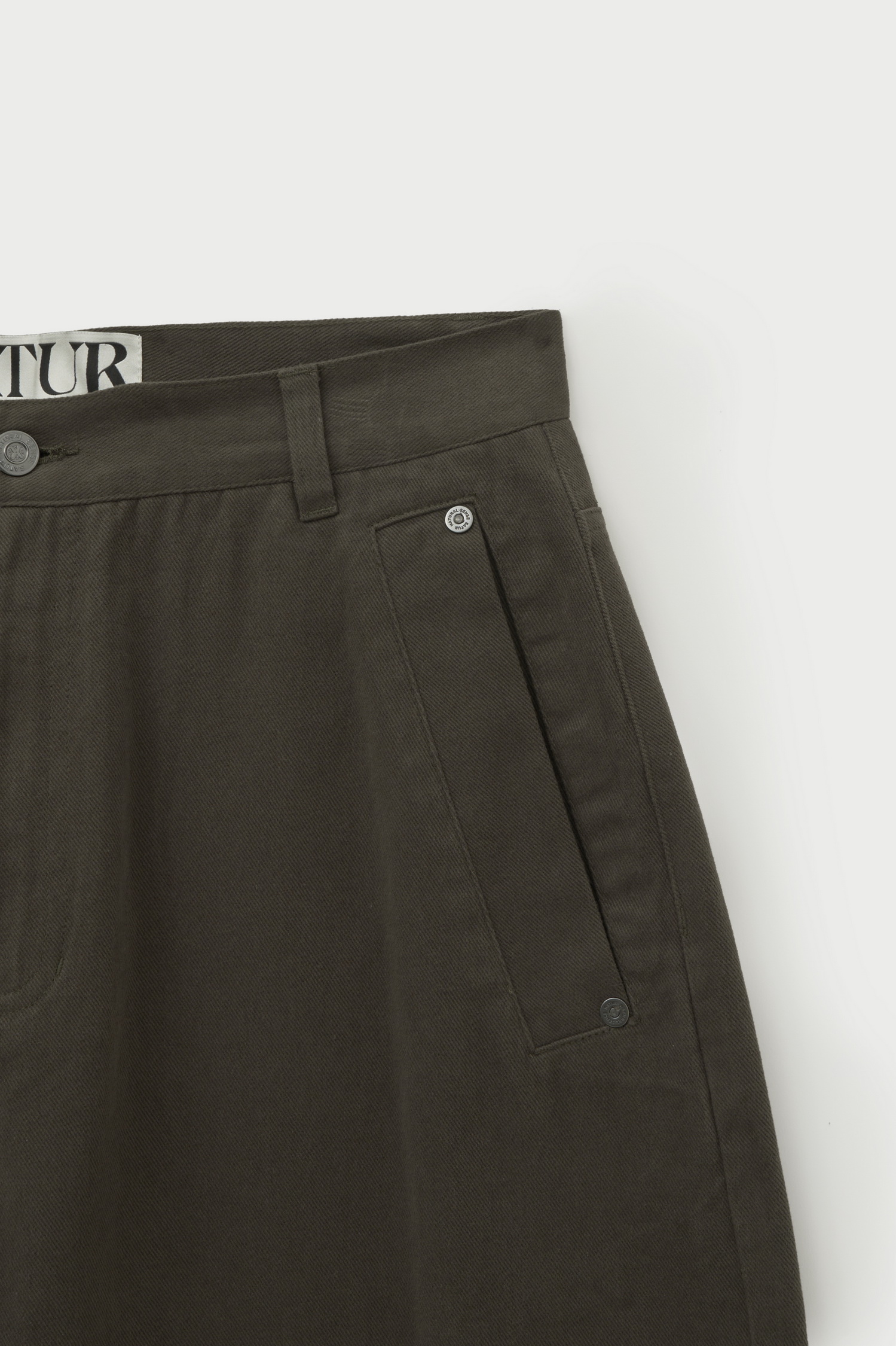 SATUR 磨毛斜紋長褲 (U) Teo Brushed Cotton Pants