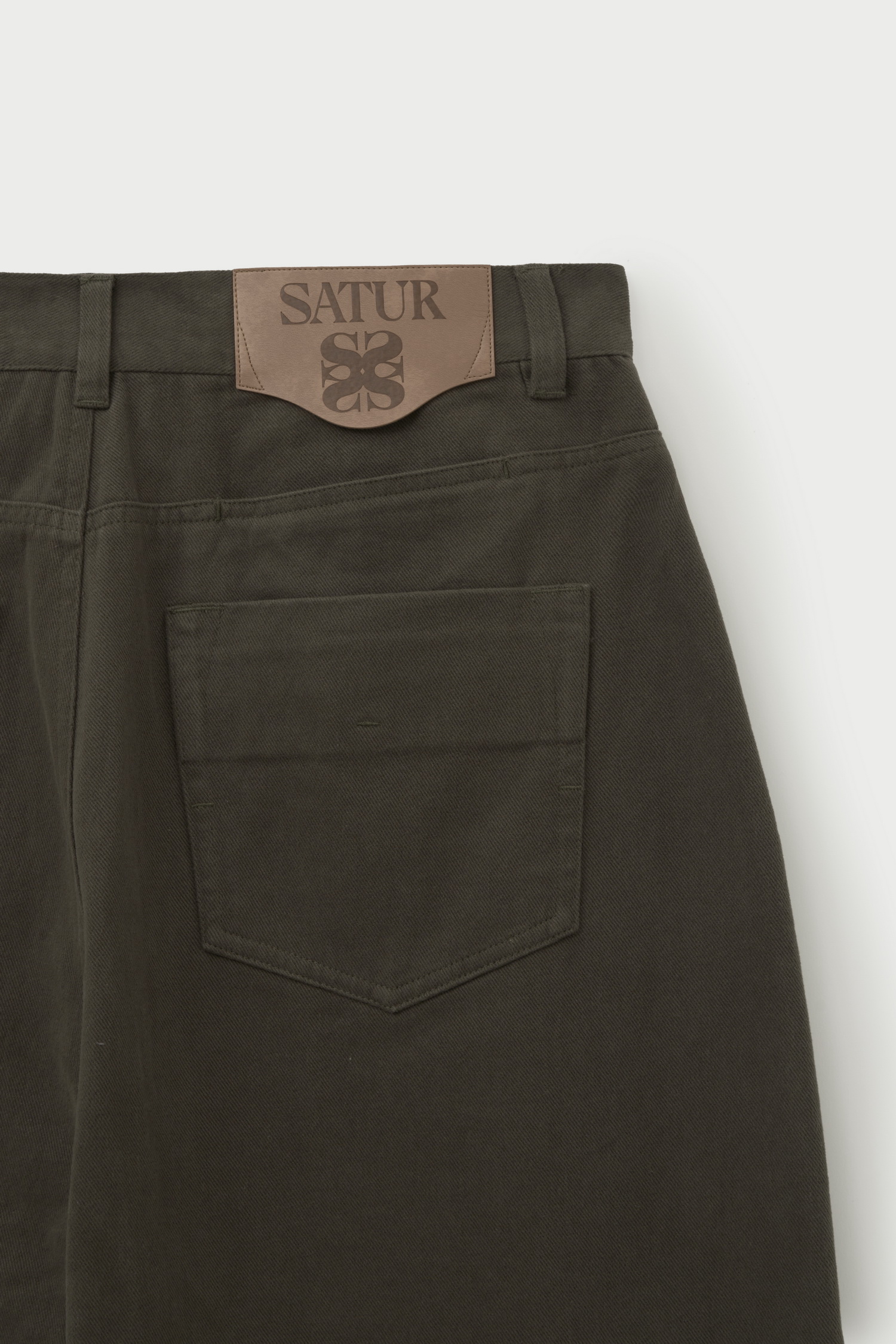 SATUR 磨毛斜紋長褲 (U) Teo Brushed Cotton Pants