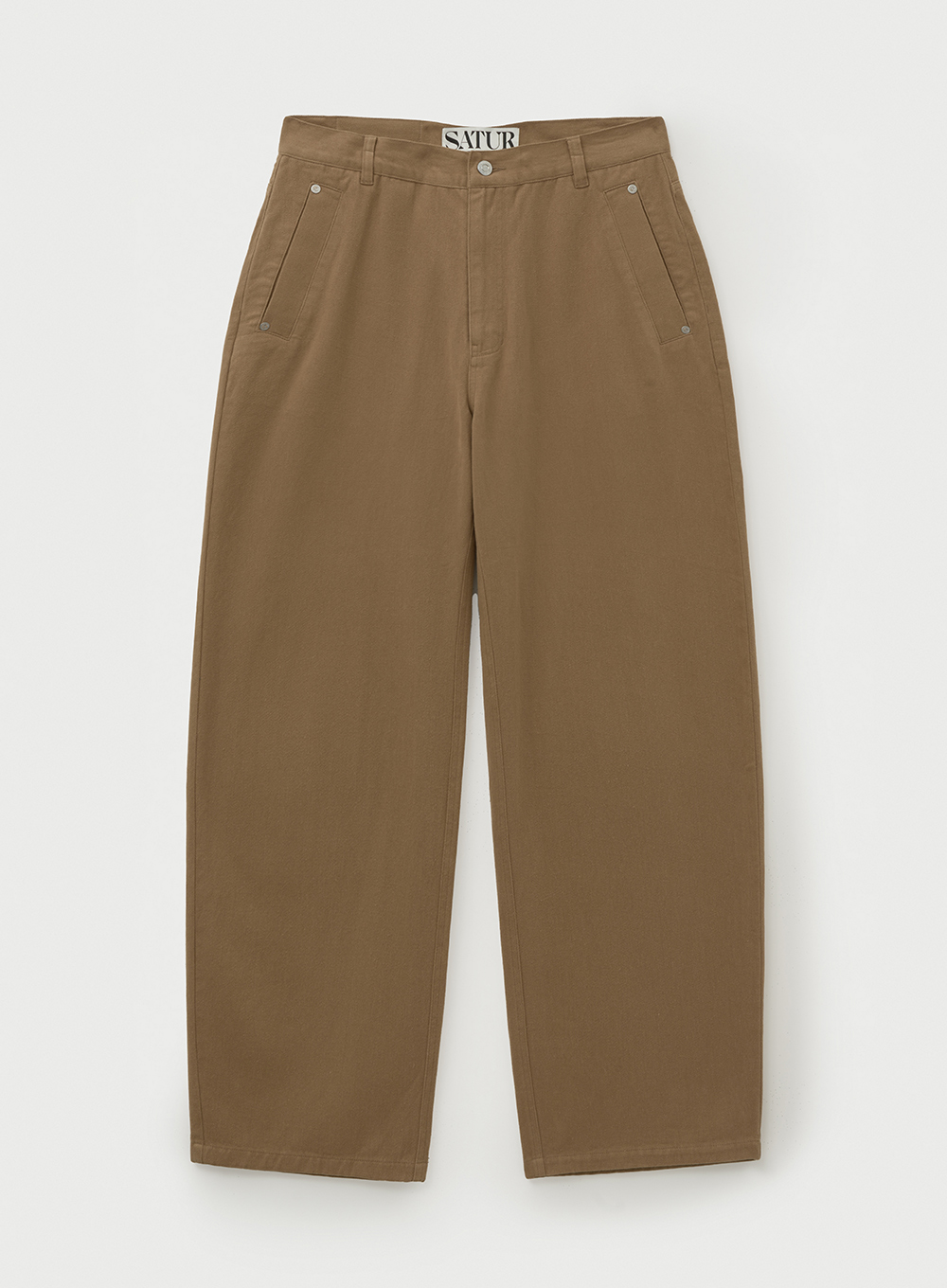 SATUR 磨毛斜紋長褲 (U) Teo Brushed Cotton Pants