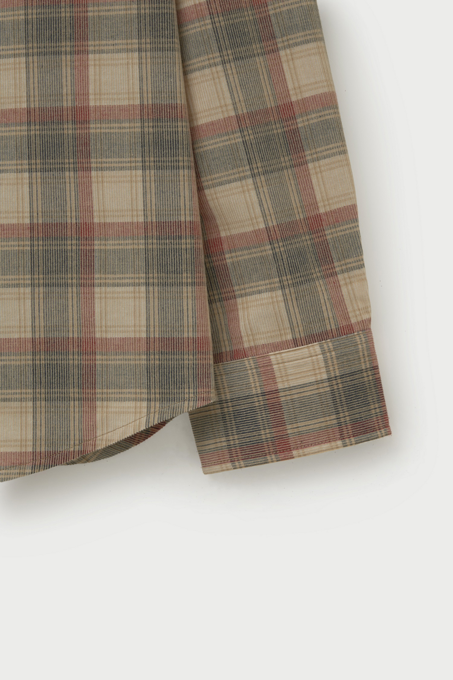 SATUR 燈芯絨格子襯衫 (U) Corduroy Check shirts