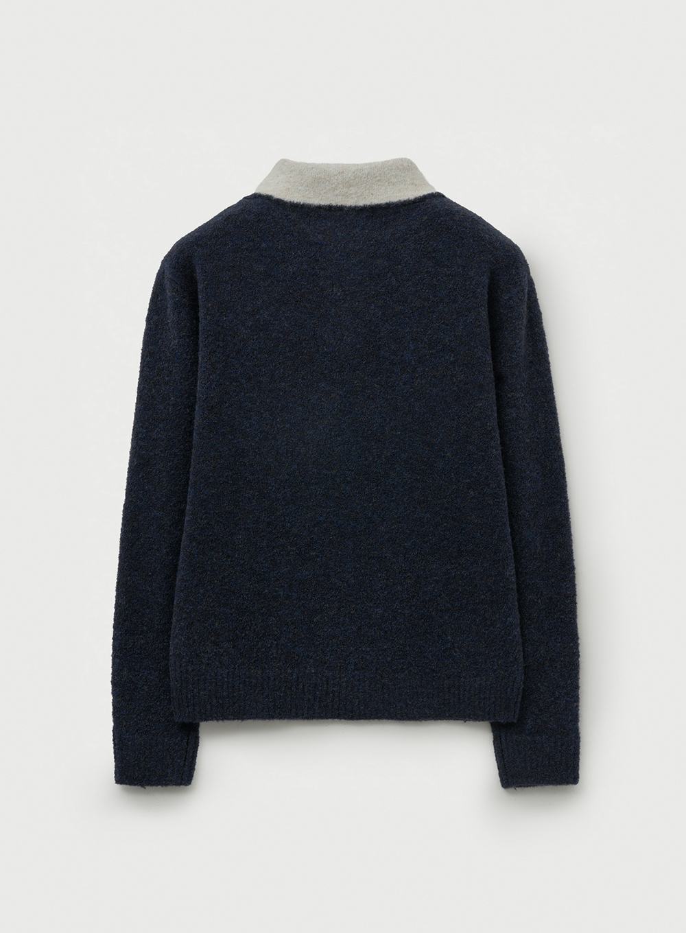SATUR 半開襟拉鍊針織衫 (M) Fleece Half Neck Zip-up Knit