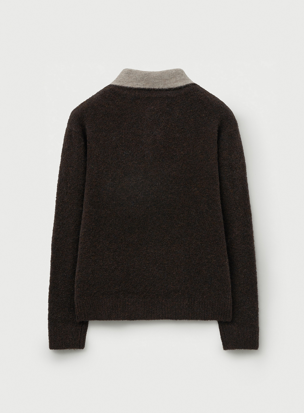 SATUR 半開襟拉鍊針織衫 (M) Fleece Half Neck Zip-up Knit