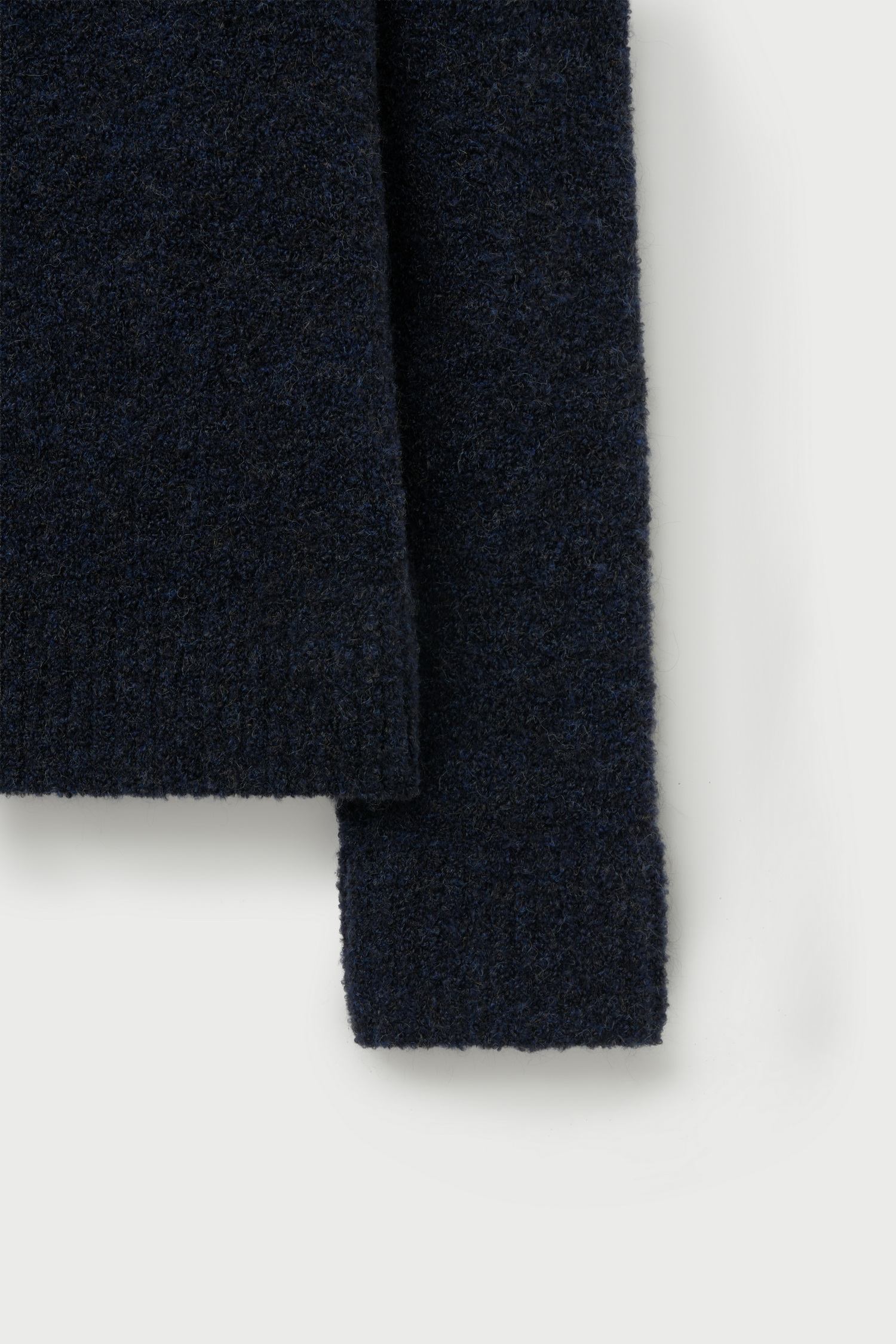 SATUR 半開襟拉鍊針織衫 (M) Fleece Half Neck Zip-up Knit