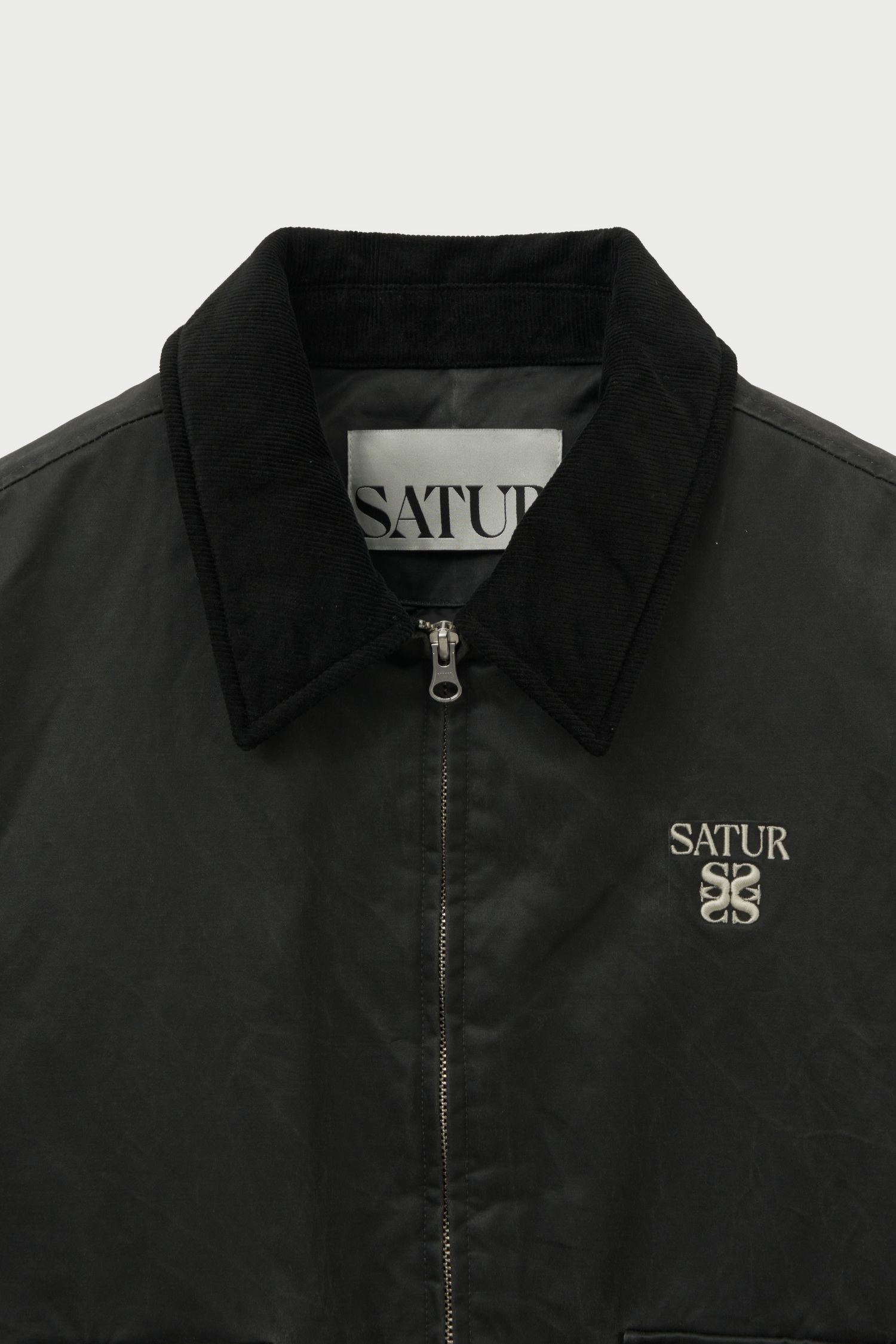 SATUR 復古洗舊飛行夾克 (U) Coated Cotton A-2 Jacket