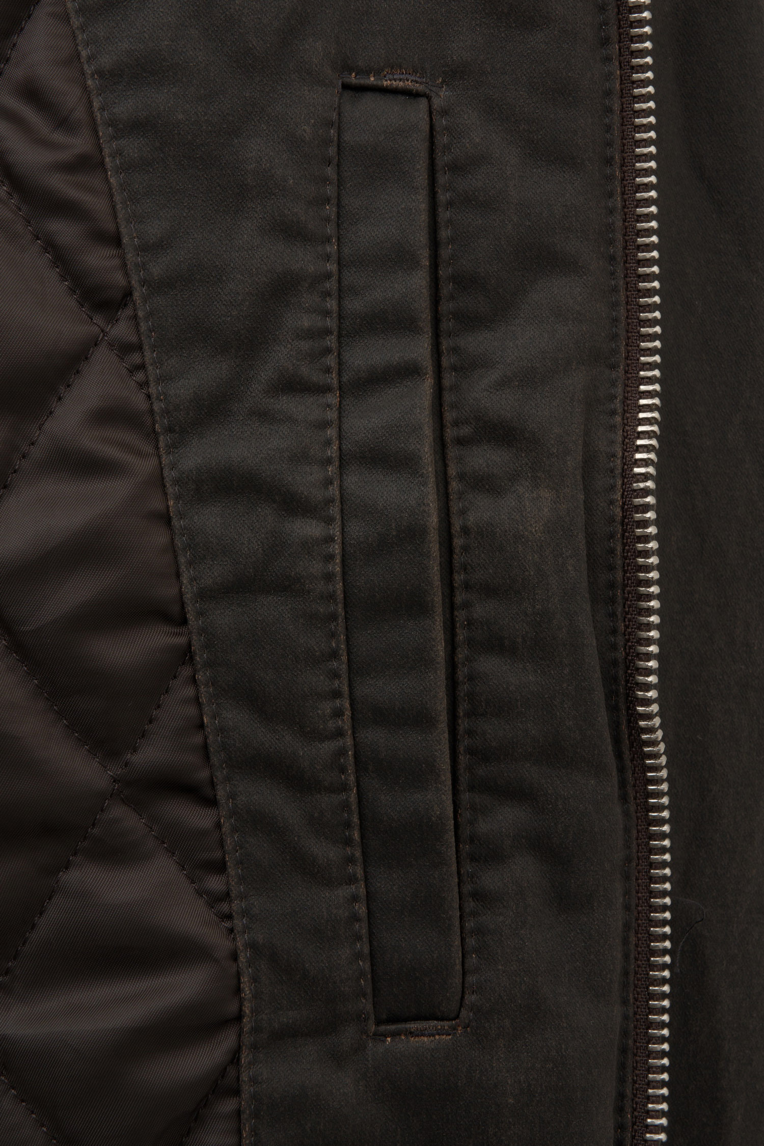 SATUR 復古洗舊飛行夾克 (U) Coated Cotton A-2 Jacket