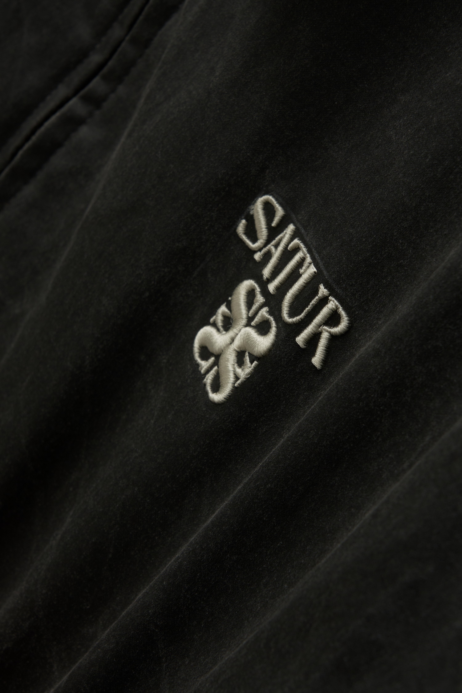 SATUR 復古洗舊飛行夾克 (U) Coated Cotton A-2 Jacket