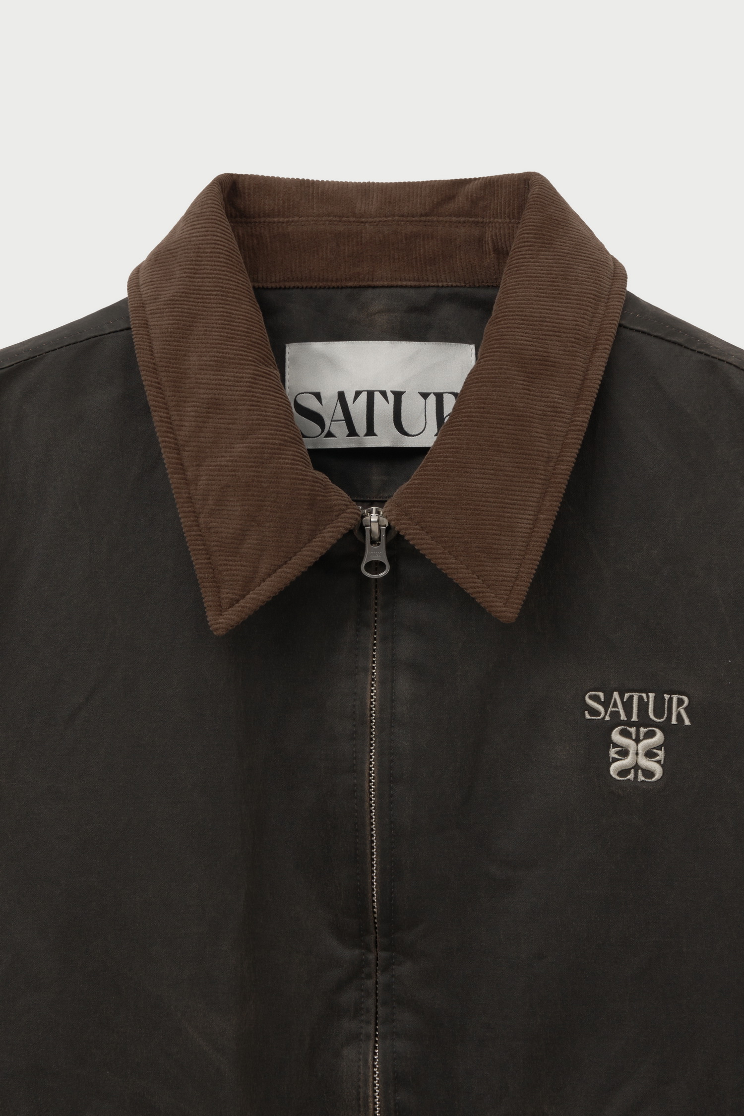SATUR 復古洗舊飛行夾克 (U) Coated Cotton A-2 Jacket
