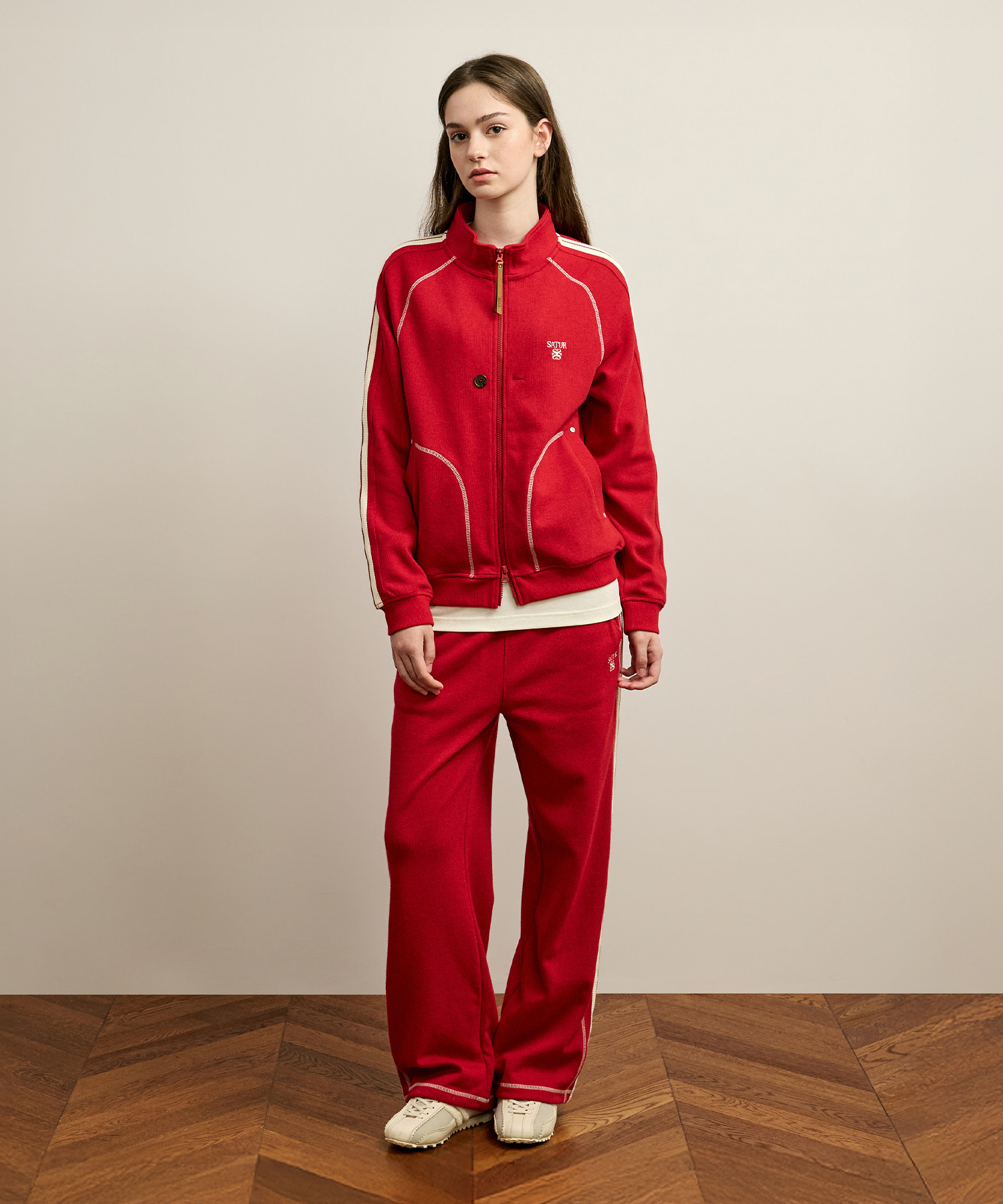 SATUR 立領運動外套 (U) Lawton Track Zip-Up