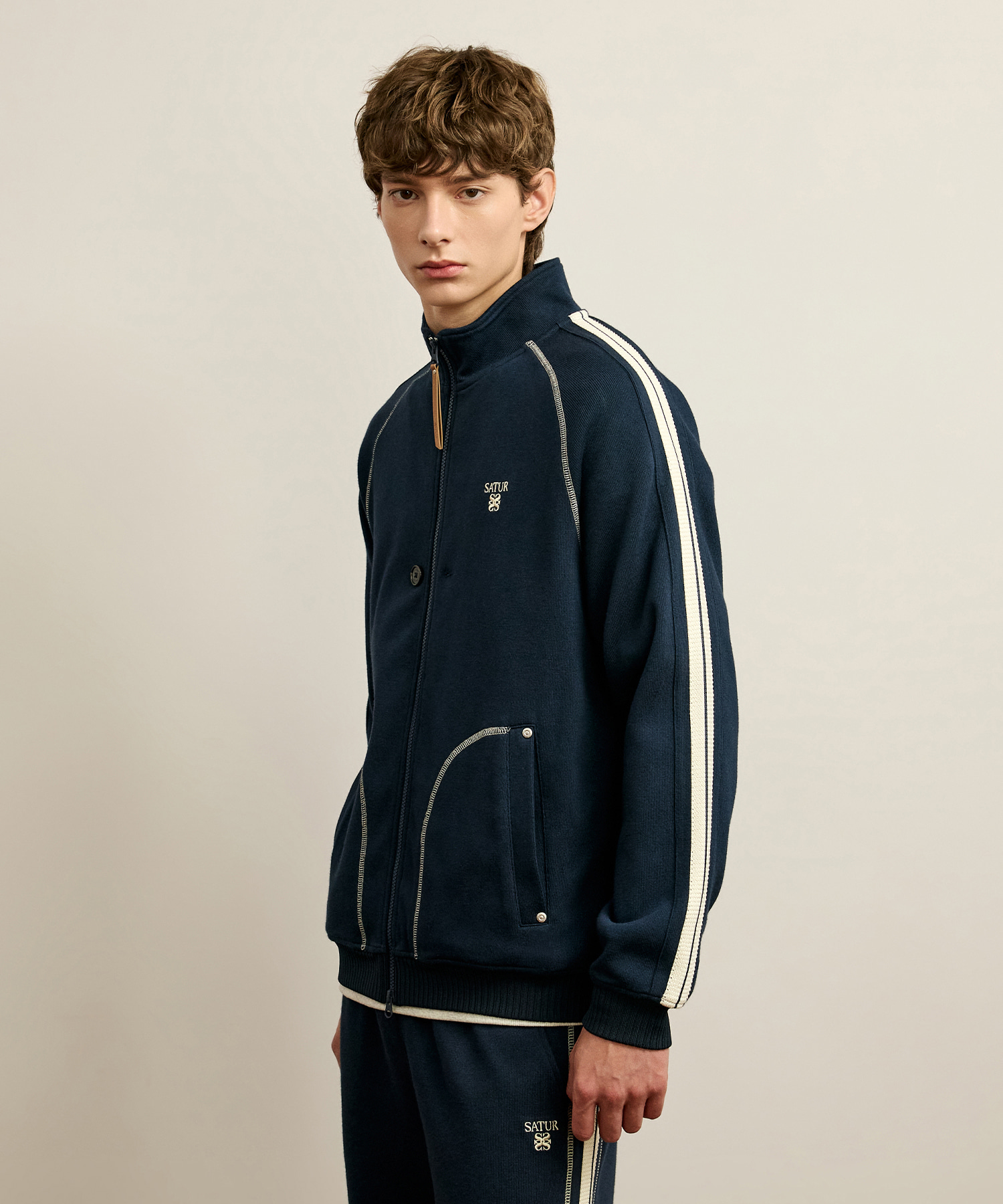 SATUR 立領運動外套 (U) Lawton Track Zip-Up