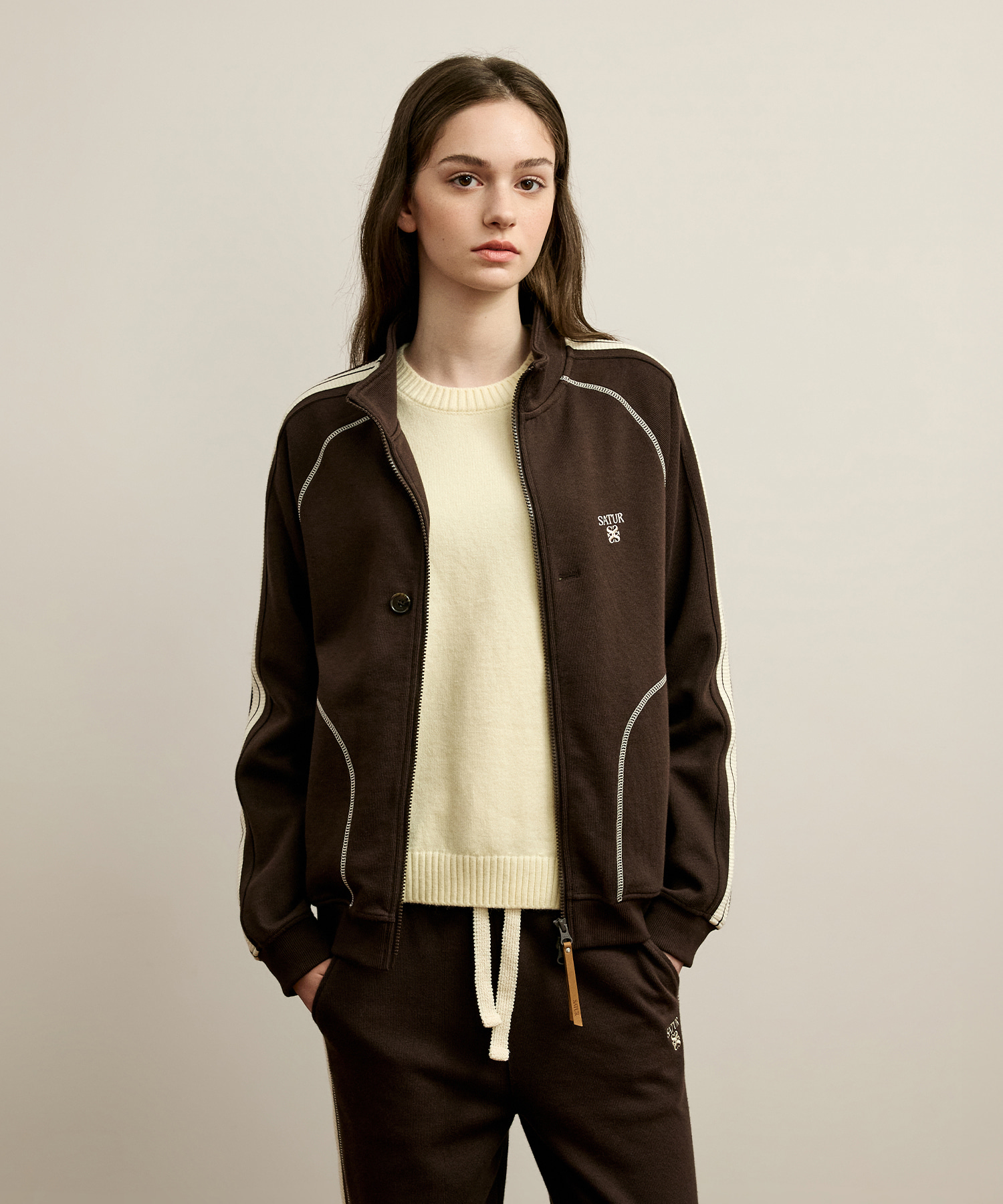 SATUR 立領運動外套 (U) Lawton Track Zip-Up