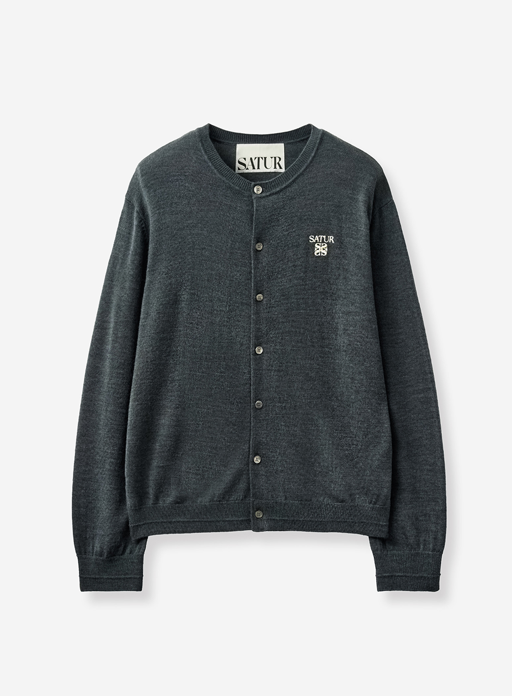 SATUR 開襟針織衫 (M) Loren Fine Cardigan