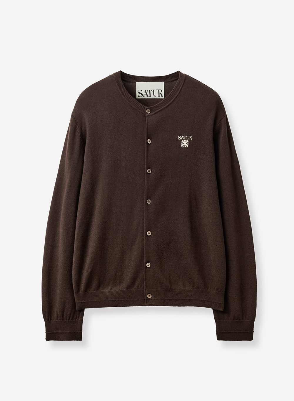 SATUR 開襟針織衫 (M) Loren Fine Cardigan