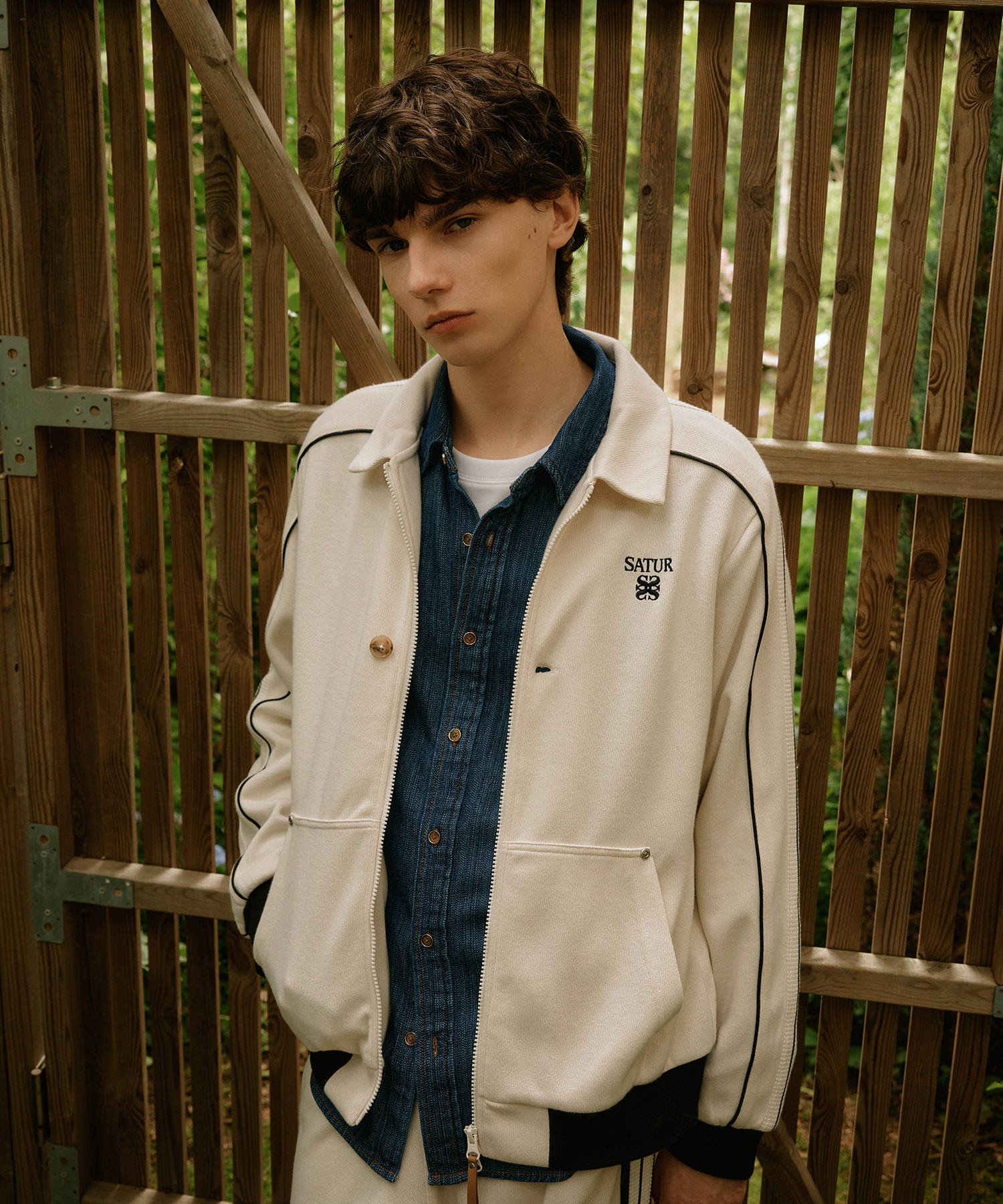 SATUR 翻領運動外套 (U) Lawton Collar Zip-Up Jacket