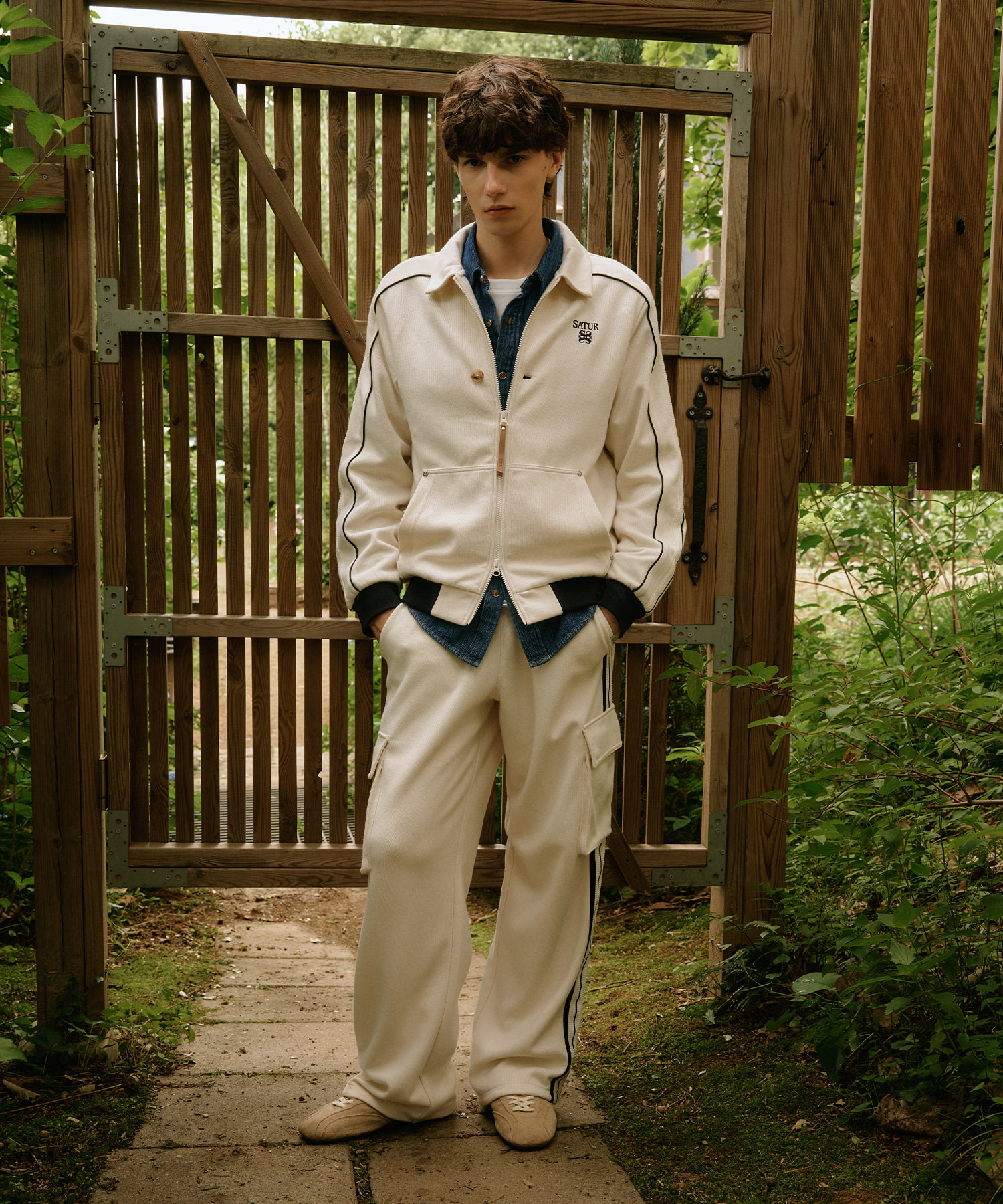 SATUR 翻領運動外套 (U) Lawton Collar Zip-Up Jacket