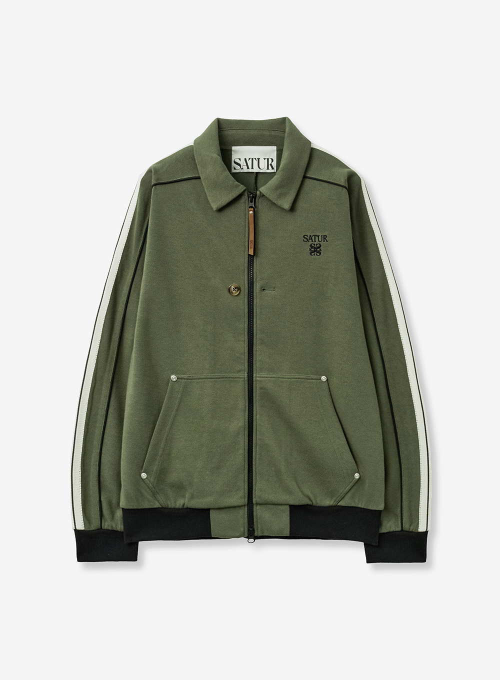 SATUR 翻領運動外套 (U) Lawton Collar Zip-Up Jacket