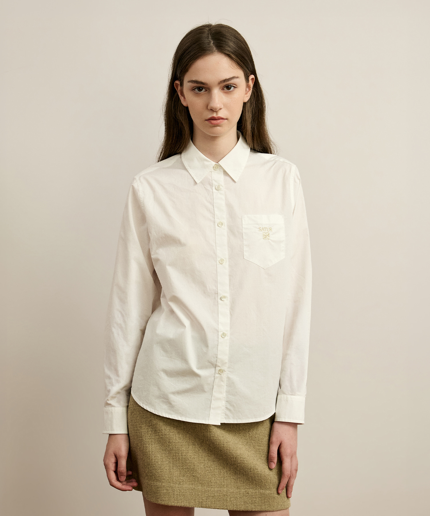 SATUR 經典長袖襯衫 (W) Loren Classic Shirt