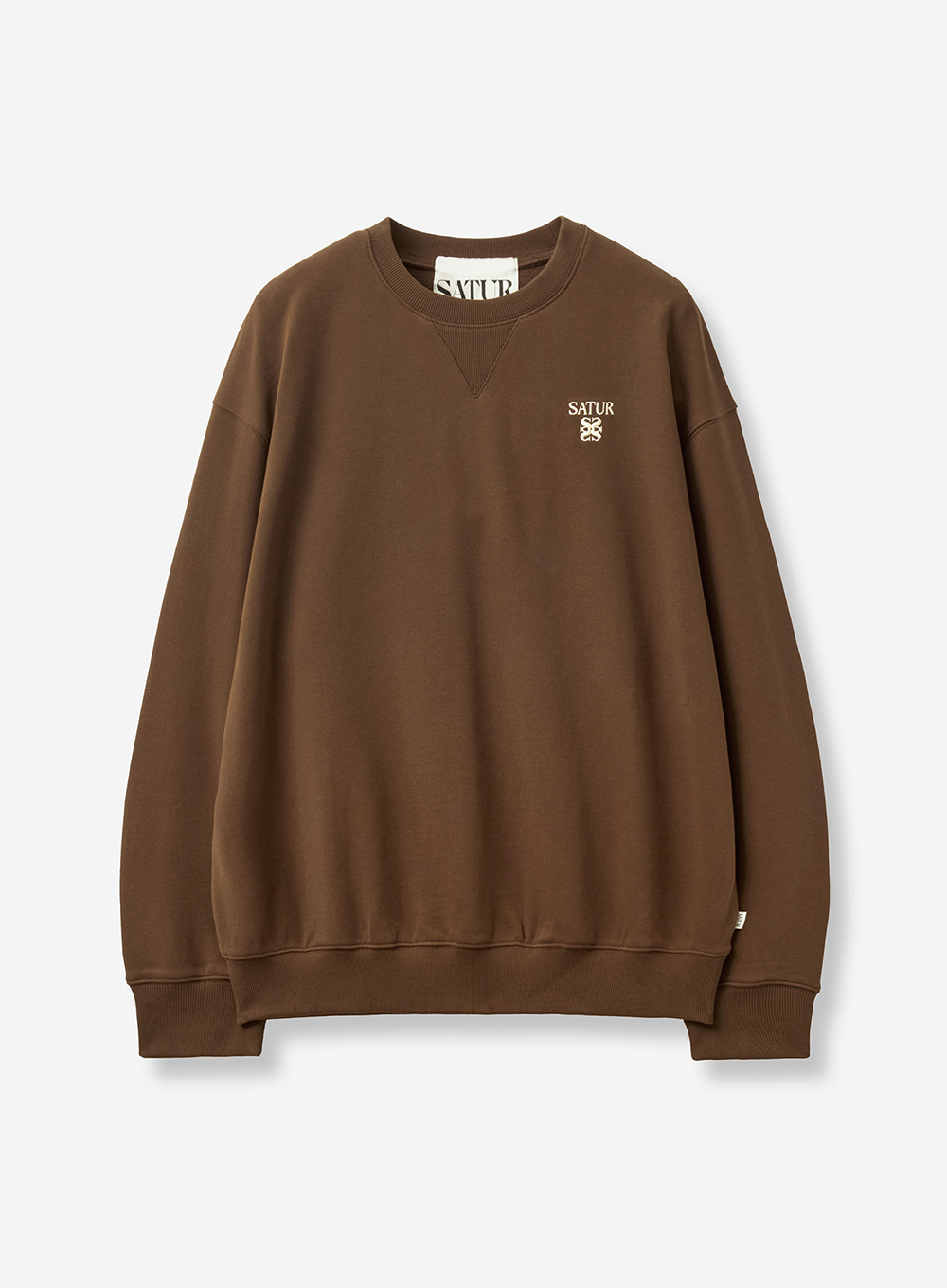 SATUR LOGO針織長袖上衣 (U) Loren Small Logo Sweatshirt