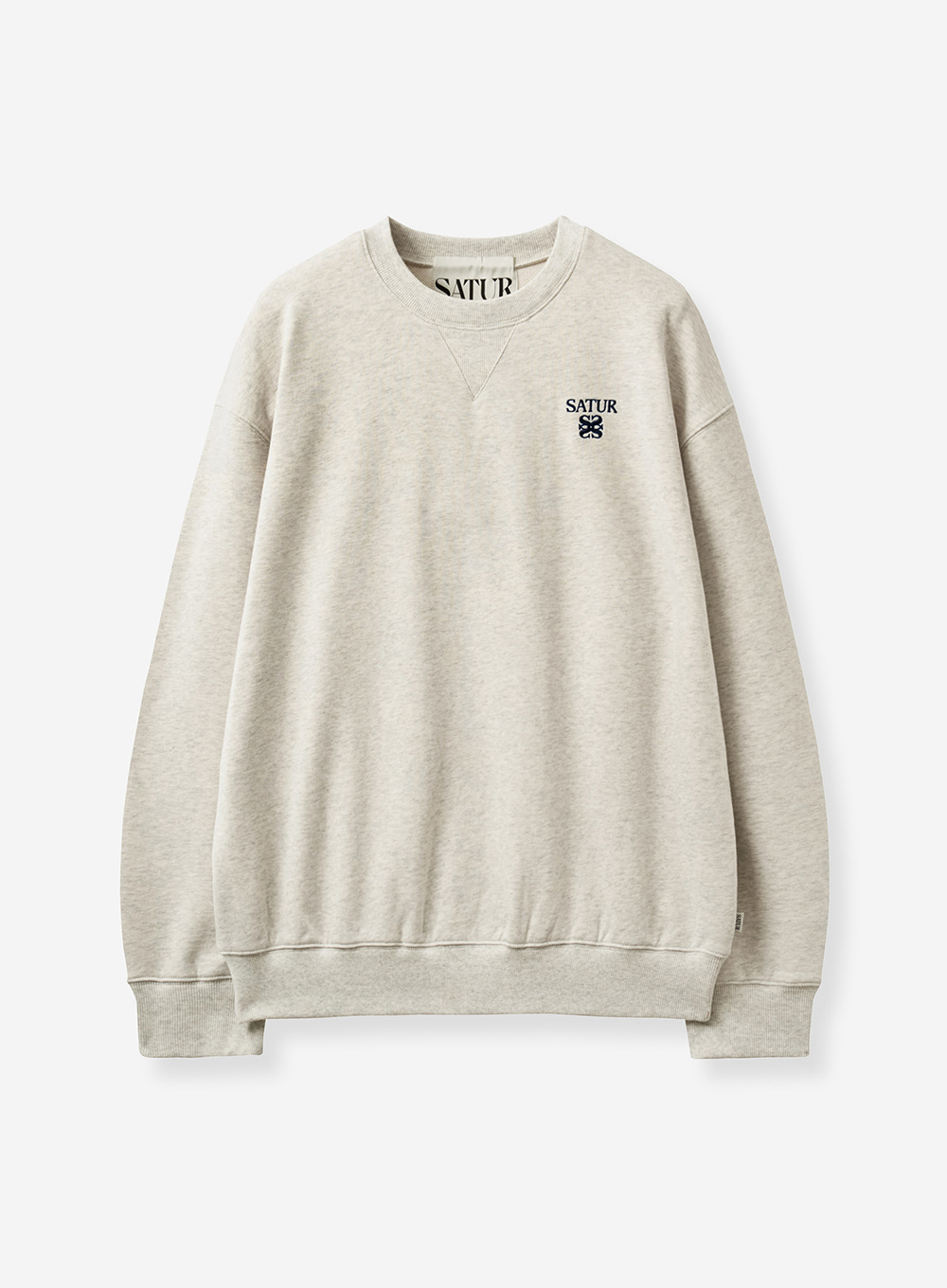 SATUR LOGO針織長袖上衣 (U) Loren Small Logo Sweatshirt