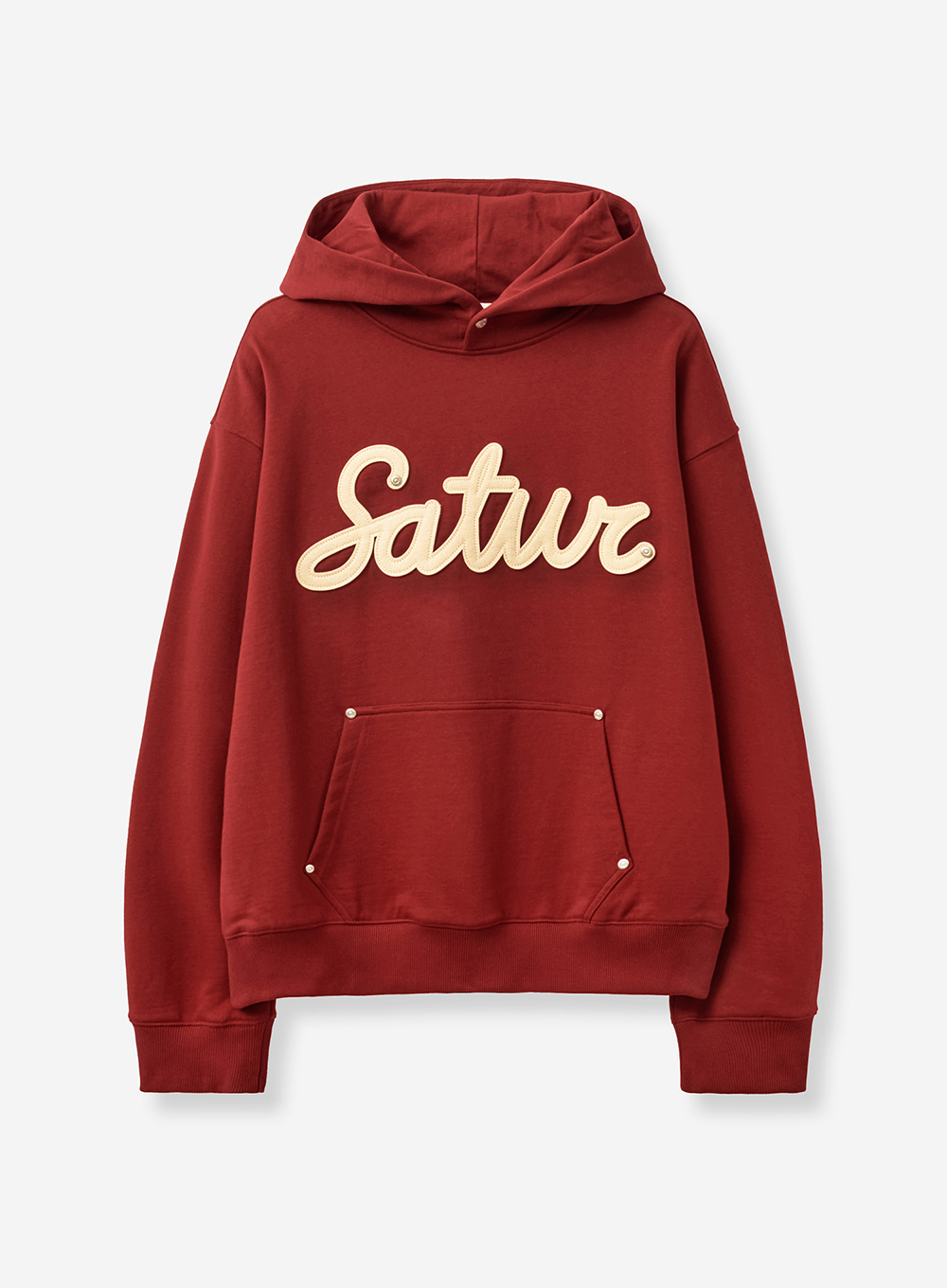 SATUR 貼布刺繡連帽長袖上衣 (U) Lugo Applique Hoodie