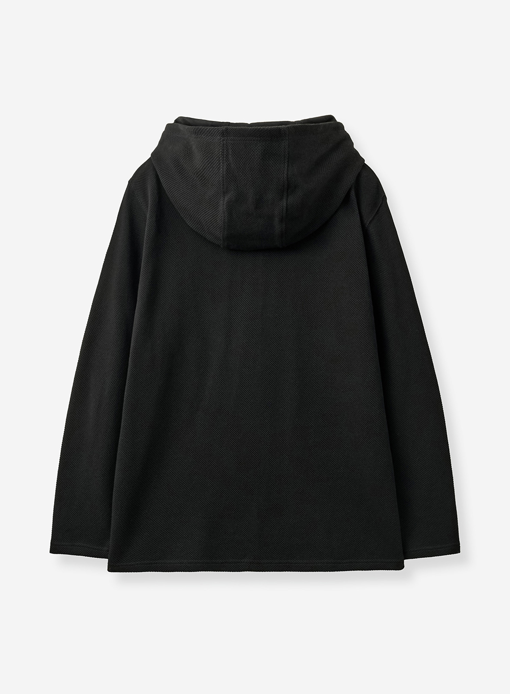 SATUR 華夫格半開襟連帽長袖上衣 (U) Waffle Button Up Hoodie