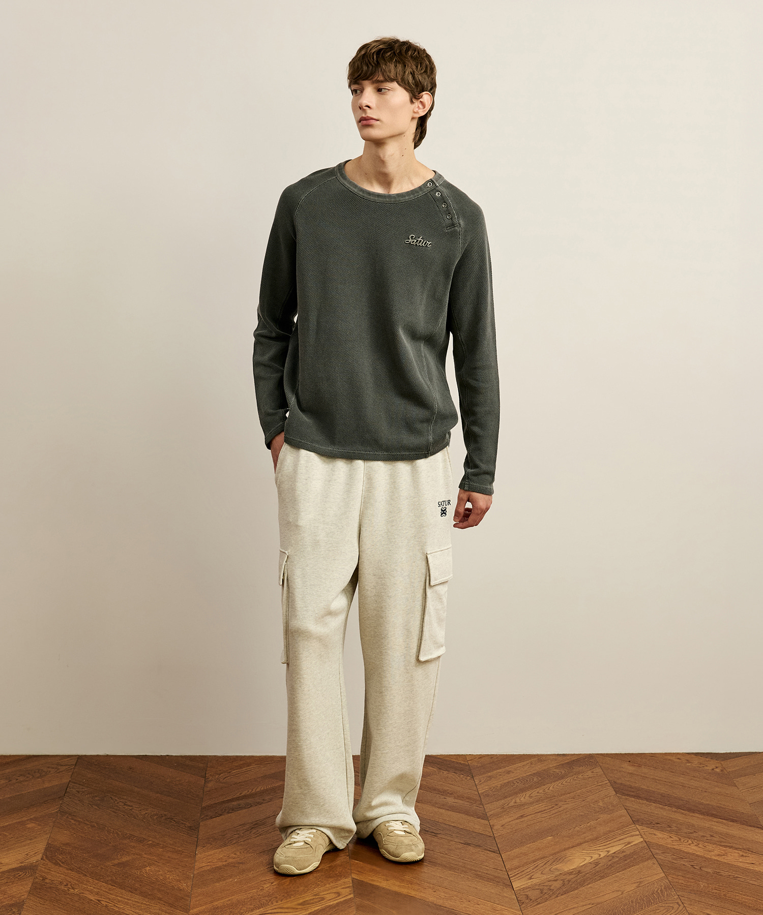 SATUR 工裝休閒長褲 (U) Loren Cargo Sweat Pants