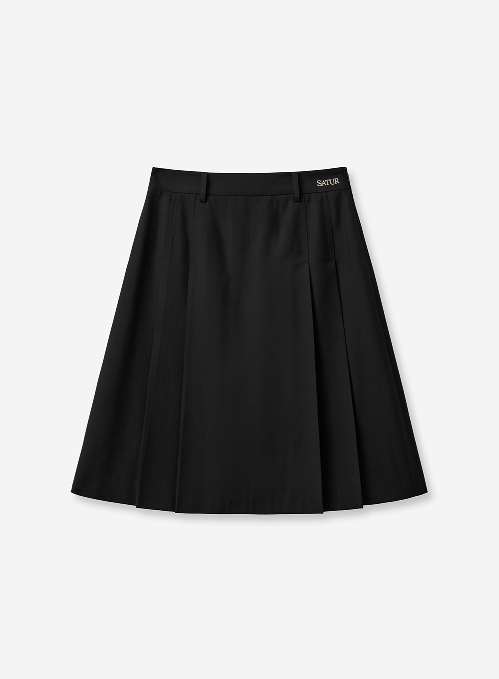 SATUR 壓褶半身裙 (W) Pleats Midi-Length Skirt