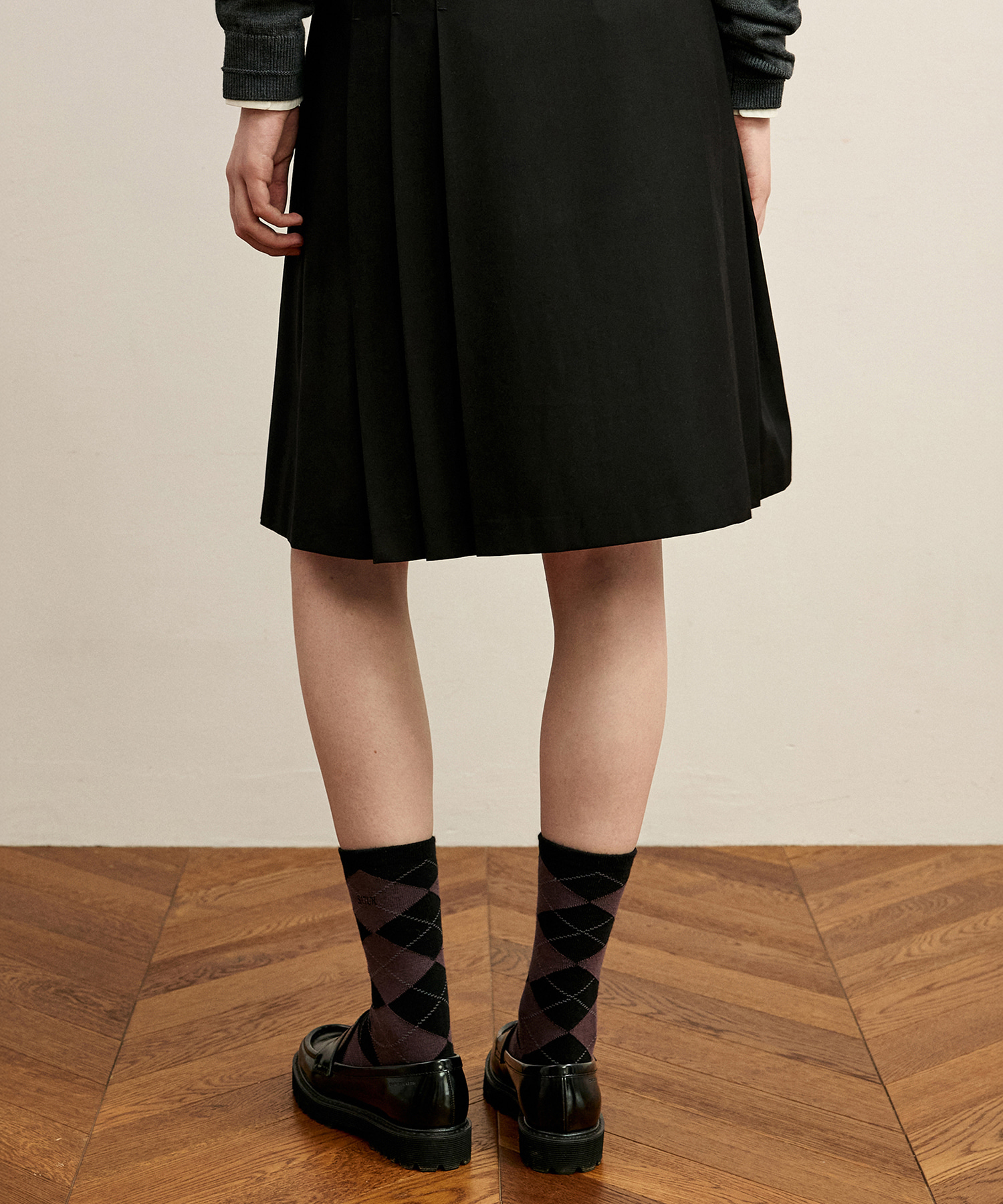 SATUR 壓褶半身裙 (W) Pleats Midi-Length Skirt