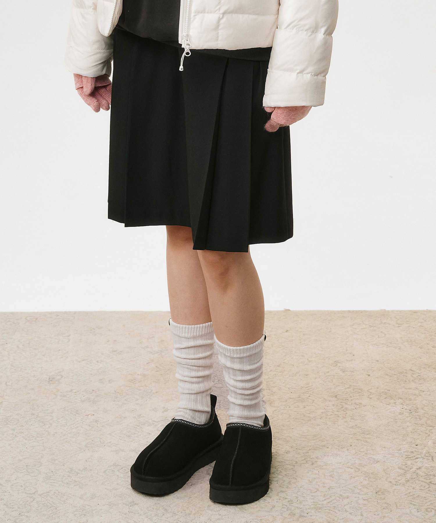 SATUR 壓褶半身裙 (W) Pleats Midi-Length Skirt