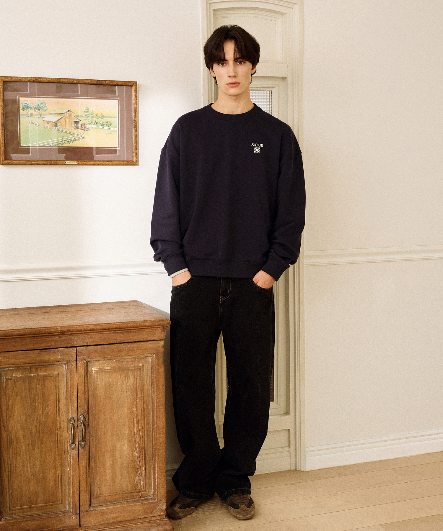 SATUR 重磅針織長袖上衣 (U) Loren Heavyweight Sweatshirt