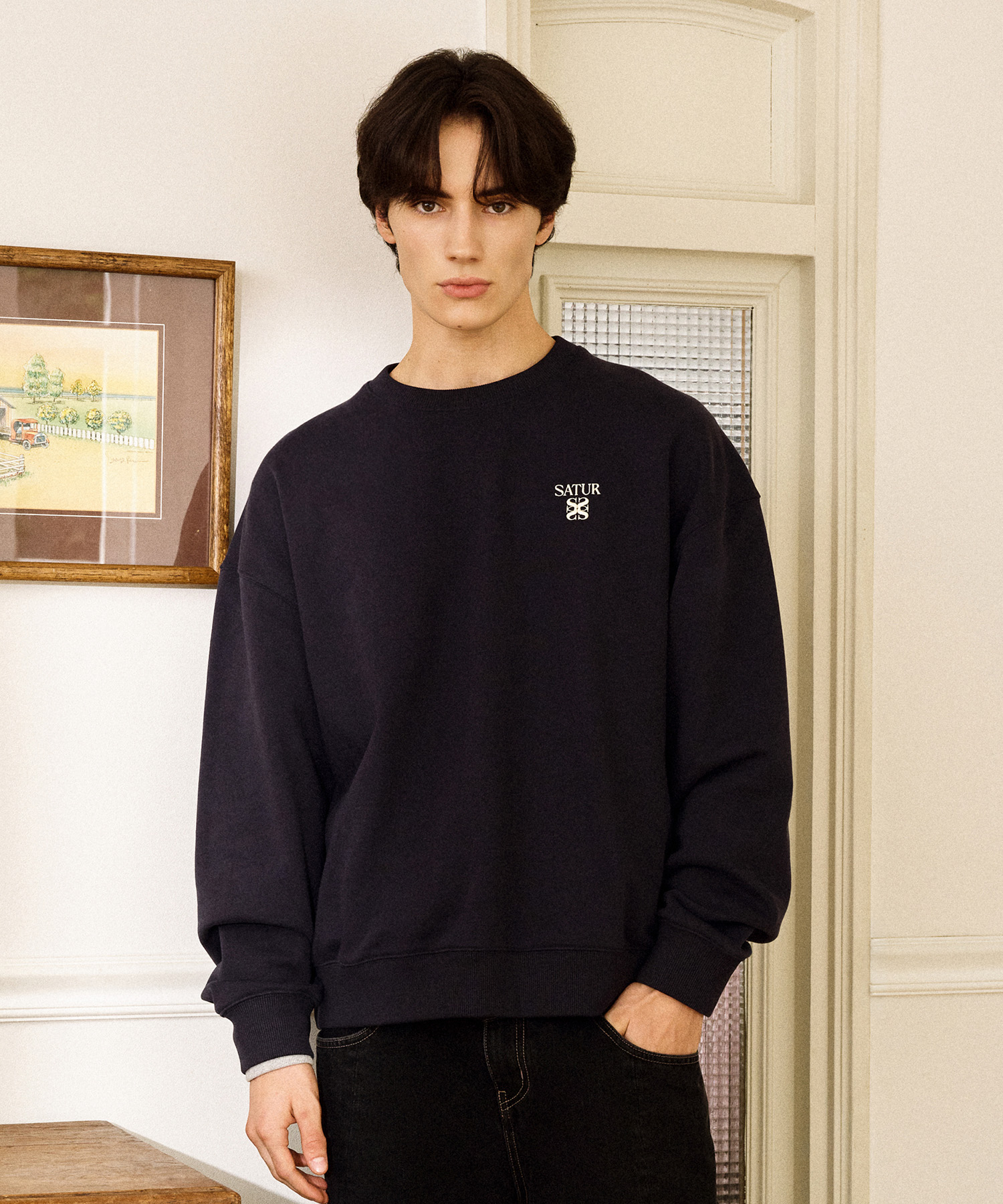 SATUR 重磅針織長袖上衣 (U) Loren Heavyweight Sweatshirt