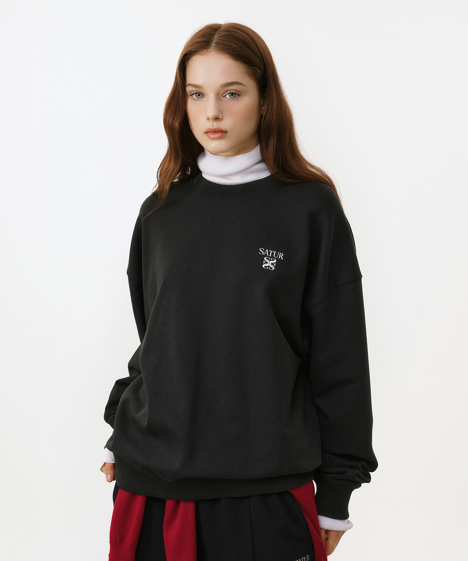 SATUR 重磅針織長袖上衣 (U) Loren Heavyweight Sweatshirt