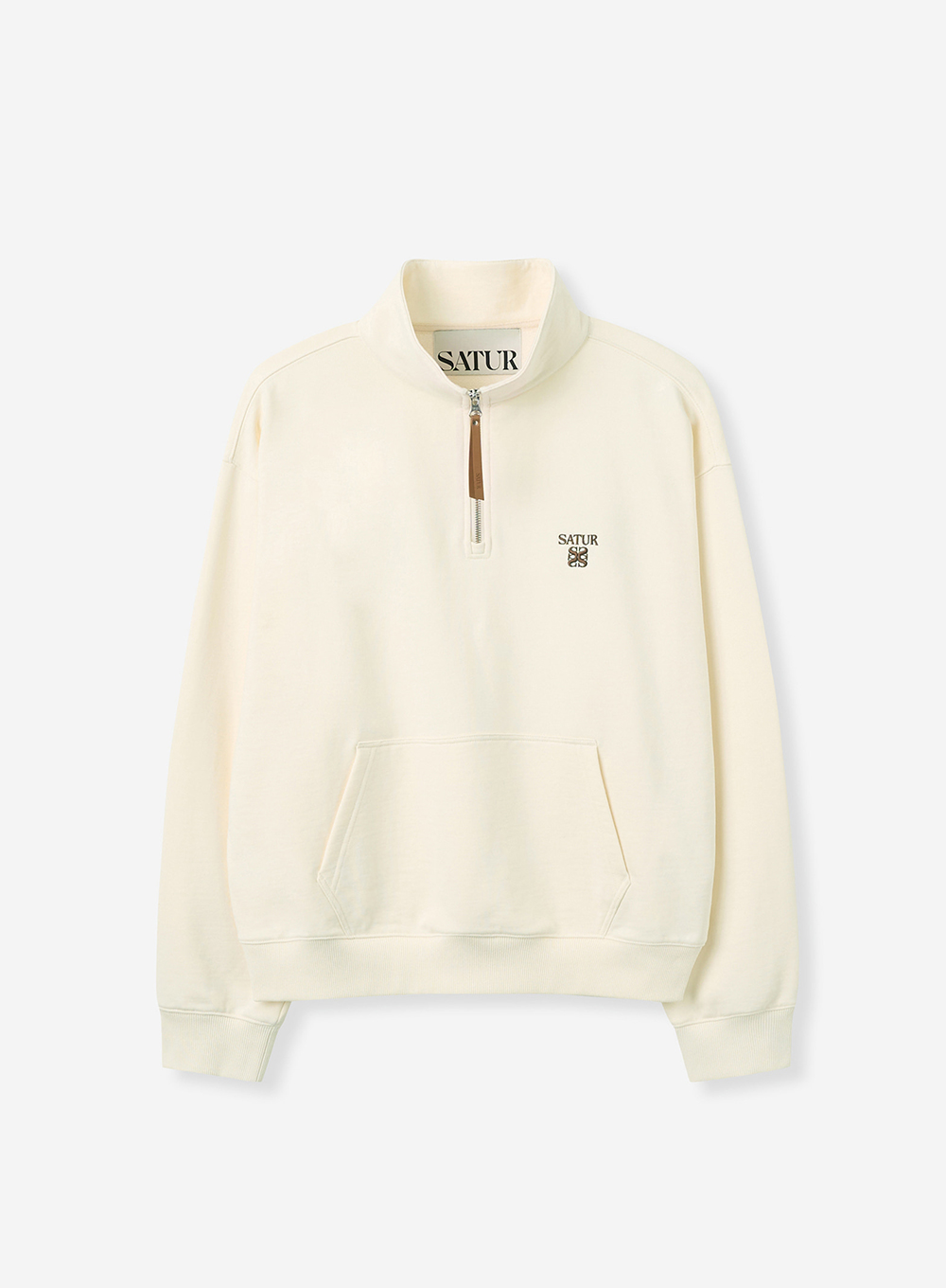 SATUR 半開襟針織長袖上衣 (U) Half-Zip Sweatshirt