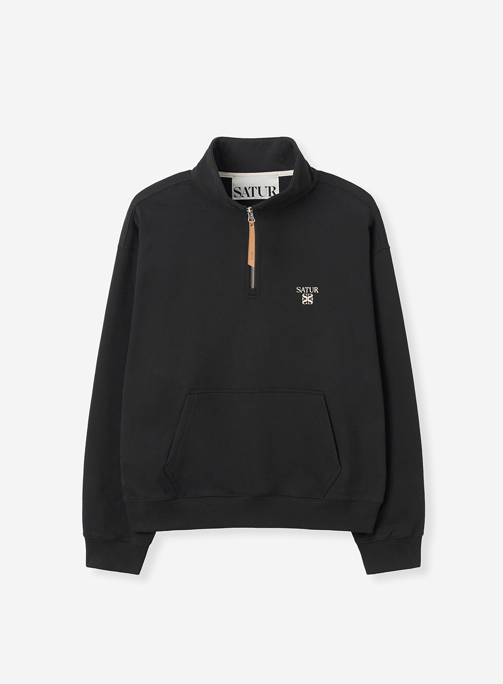 SATUR 半開襟針織長袖上衣 (U) Half-Zip Sweatshirt
