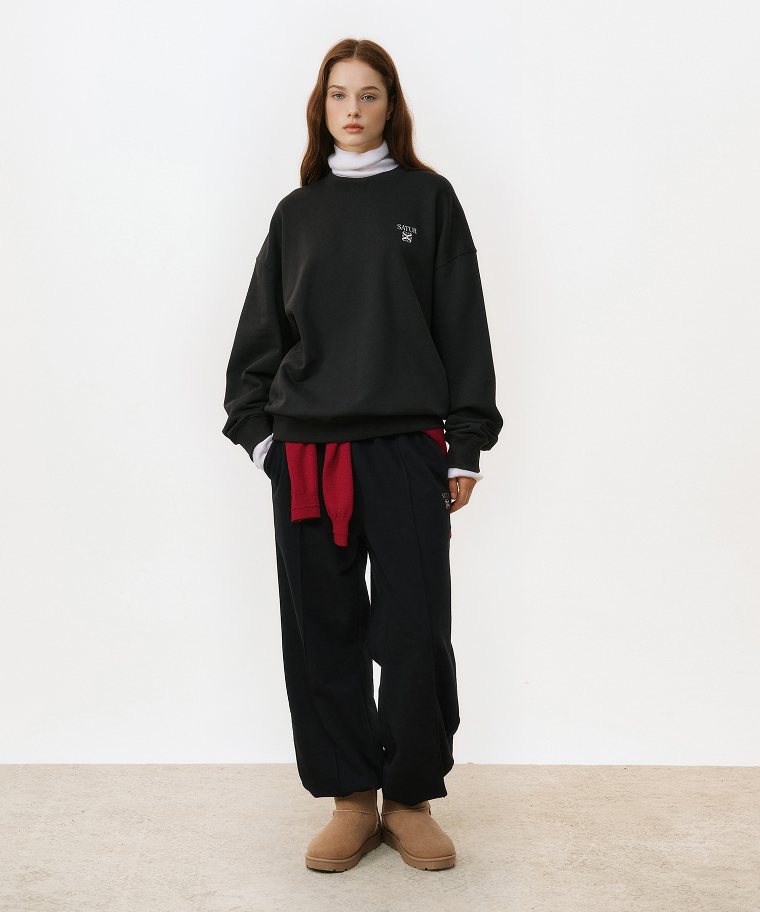 SATUR 重磅針織休閒長褲 (U) Loren Heavyweight Sweat Pants