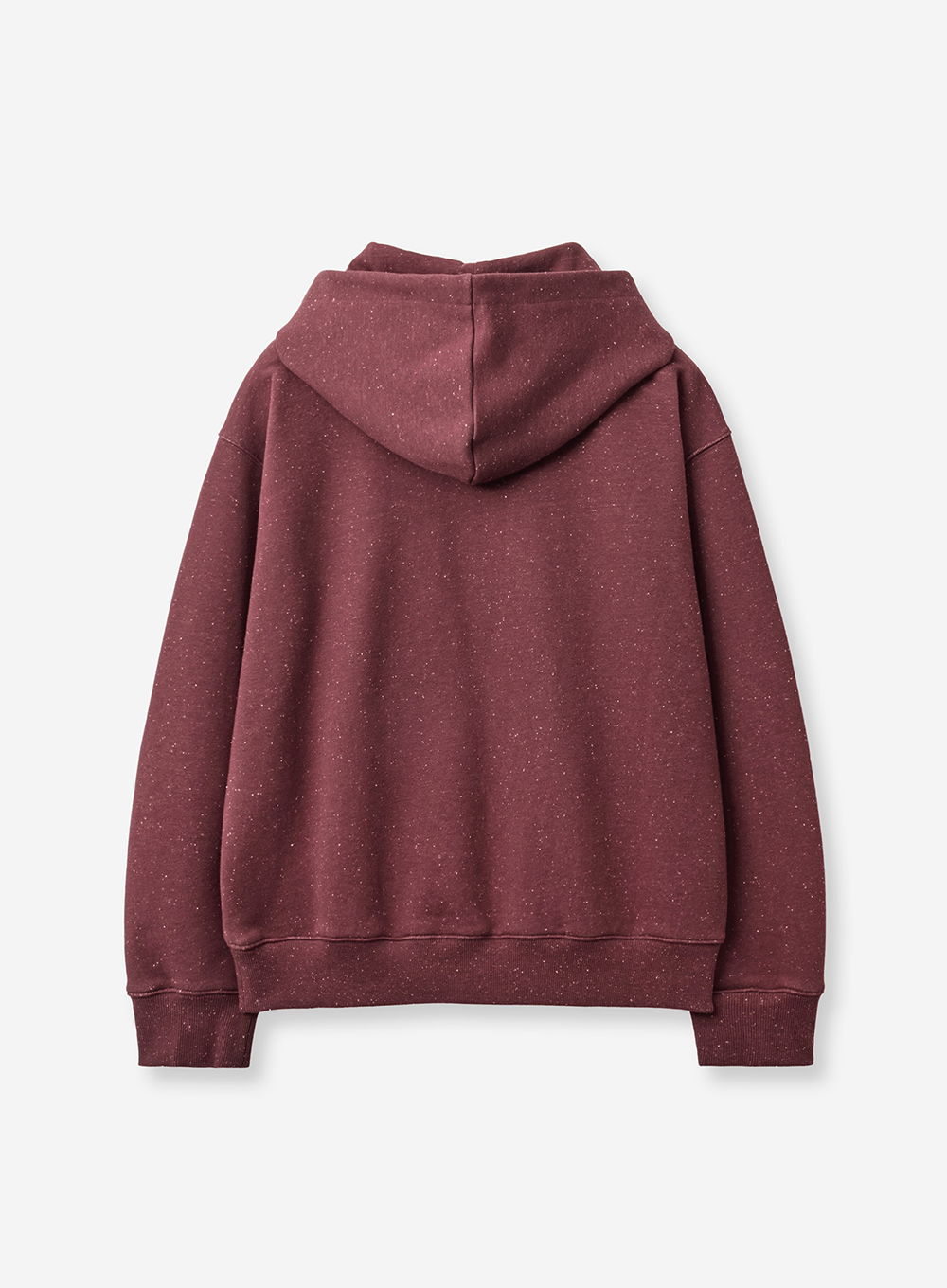 SATUR 彩點紗連帽長袖上衣 (U) Nep Hoodie
